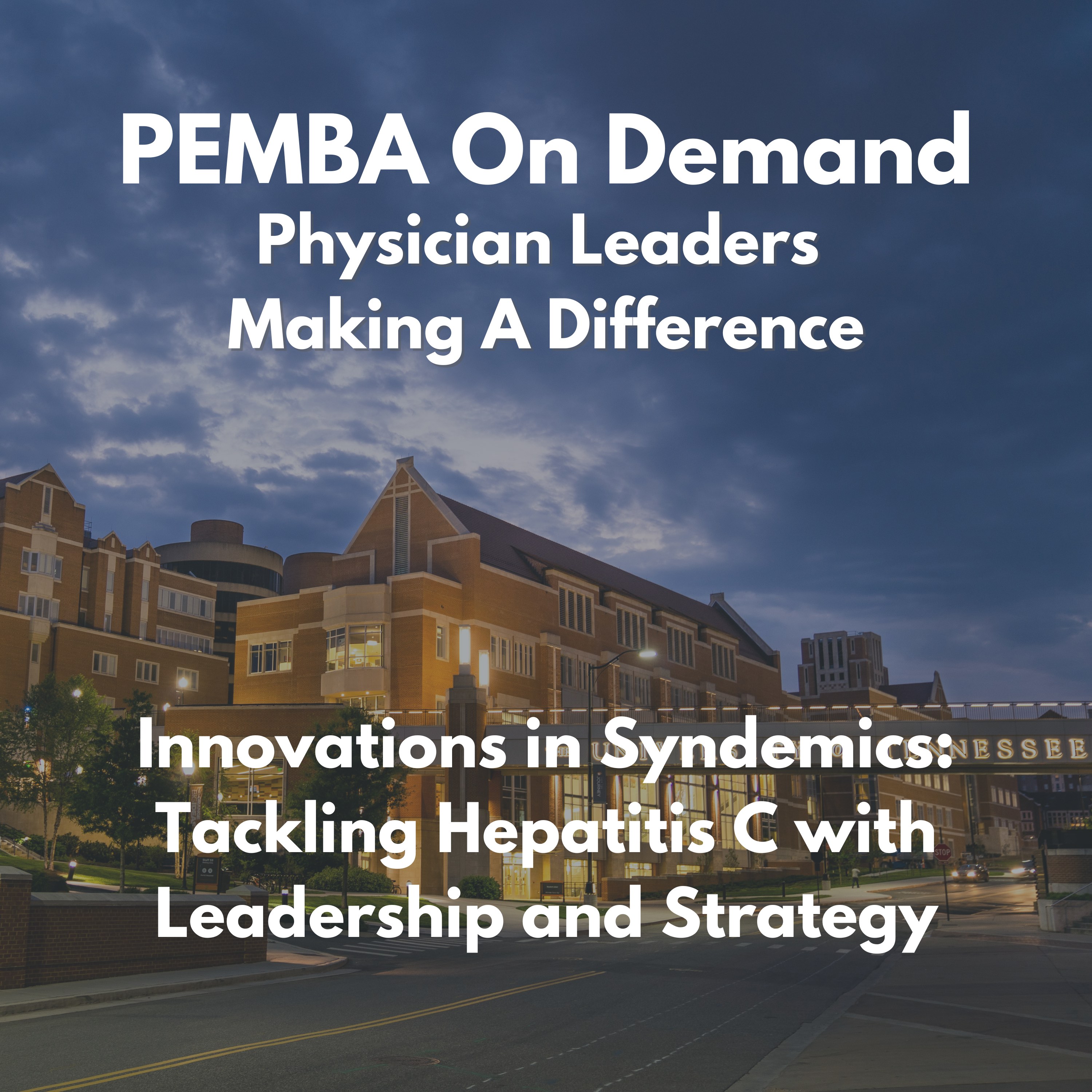 Innovations in Syndemics: Tackling Hepatitis C with Leadership and Strategy