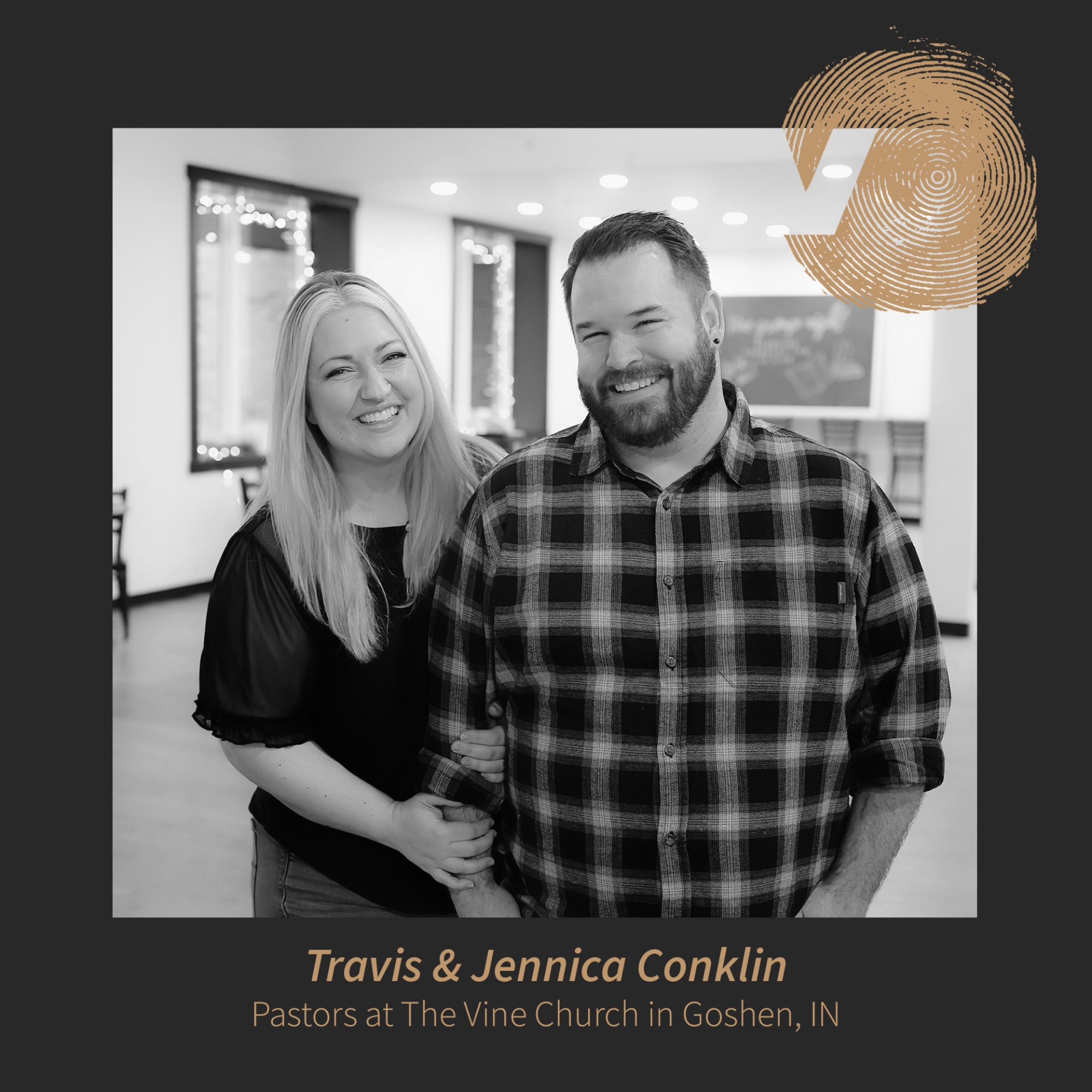 Somos la historia de la Iglesia Vineyard: Travis y Jennica Conklin – The Vine Church – Goshen, IN