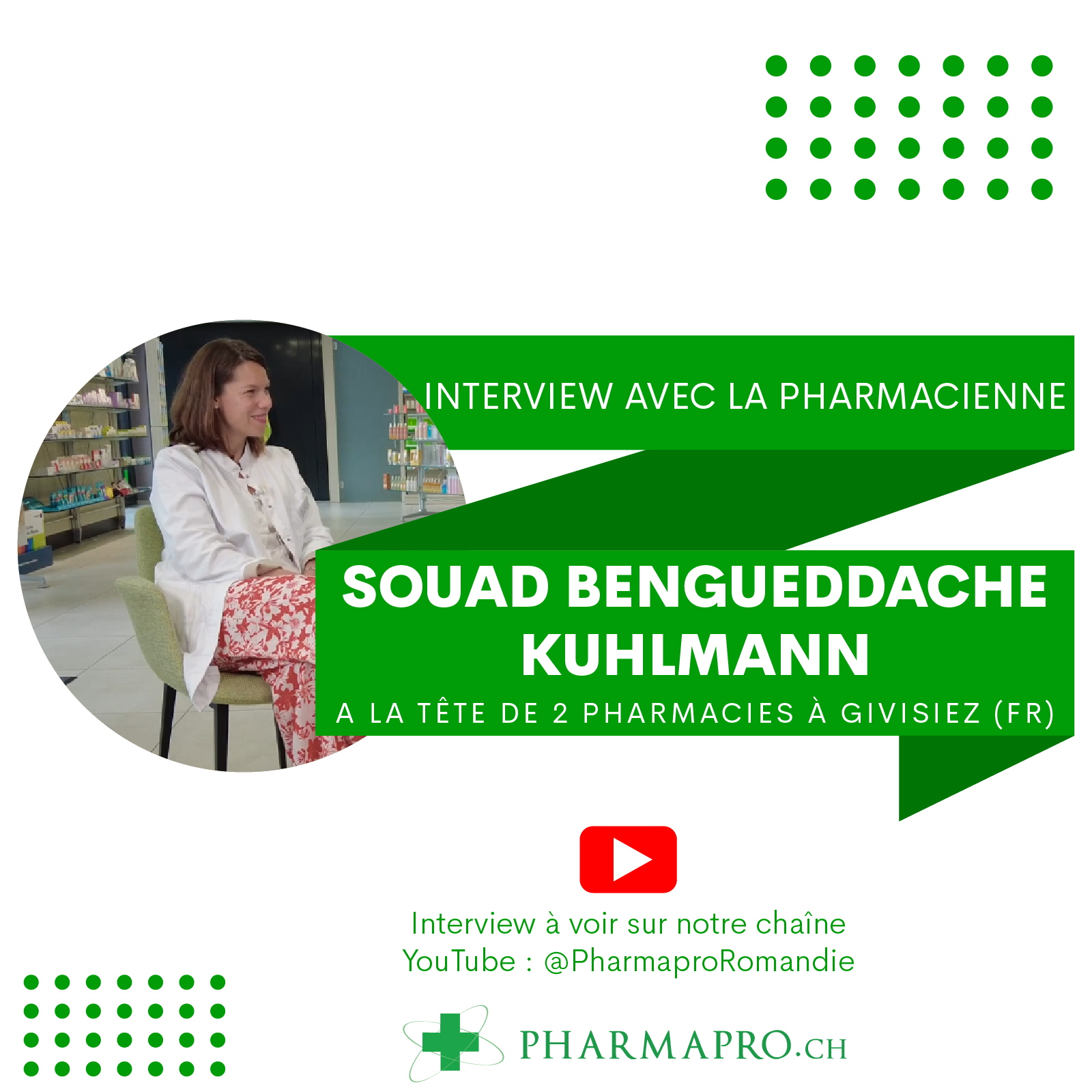 Interview avec la pharmacienne Souad Bengueddache Kuhlmann, à la tête de 2 pharmacies