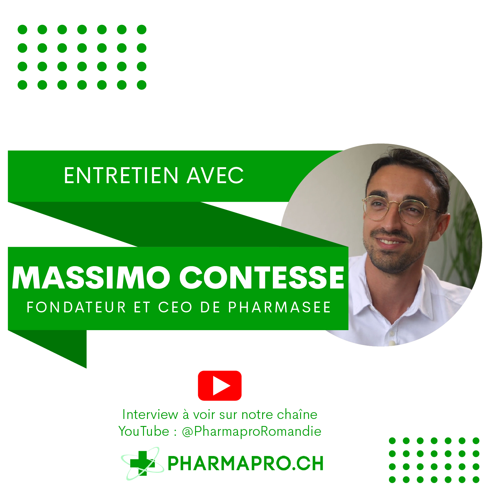Entretien avec Massimo Contesse, fondateur et CEO de PharmaSee
