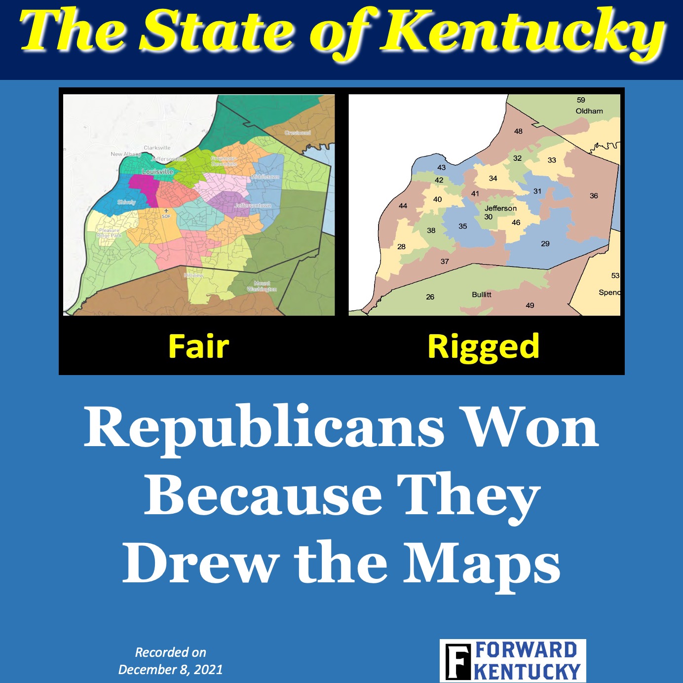 The Republicans won because they drew the maps