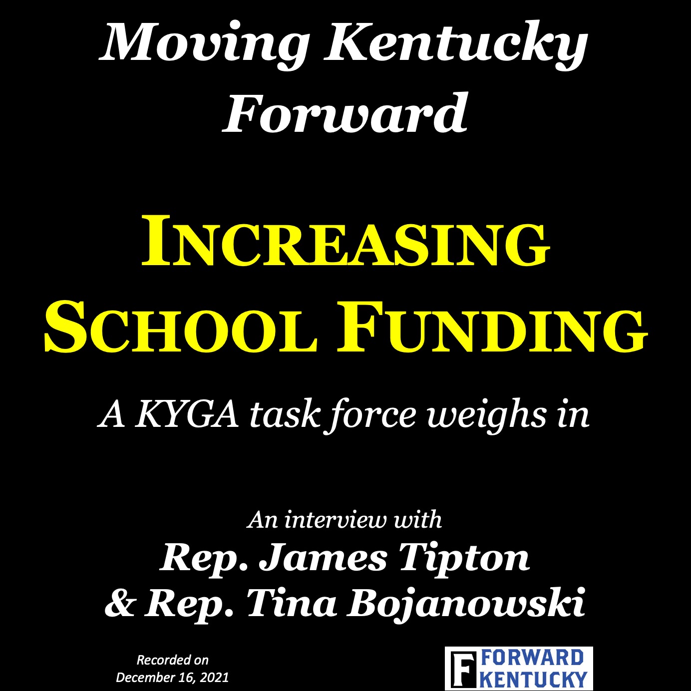 Increasing School Funding: A KYGA task force weighs in