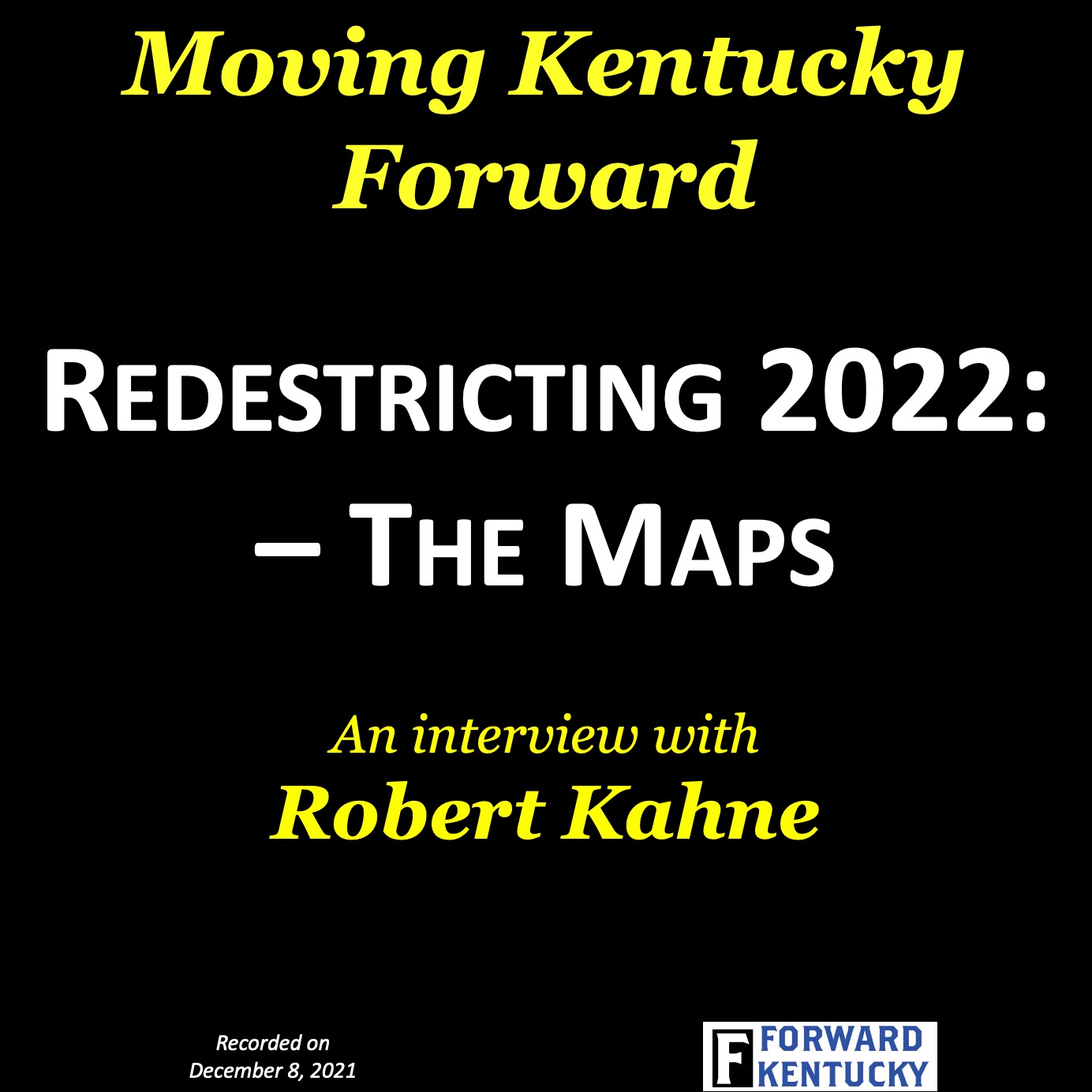 Redistricting 2022 – The Maps