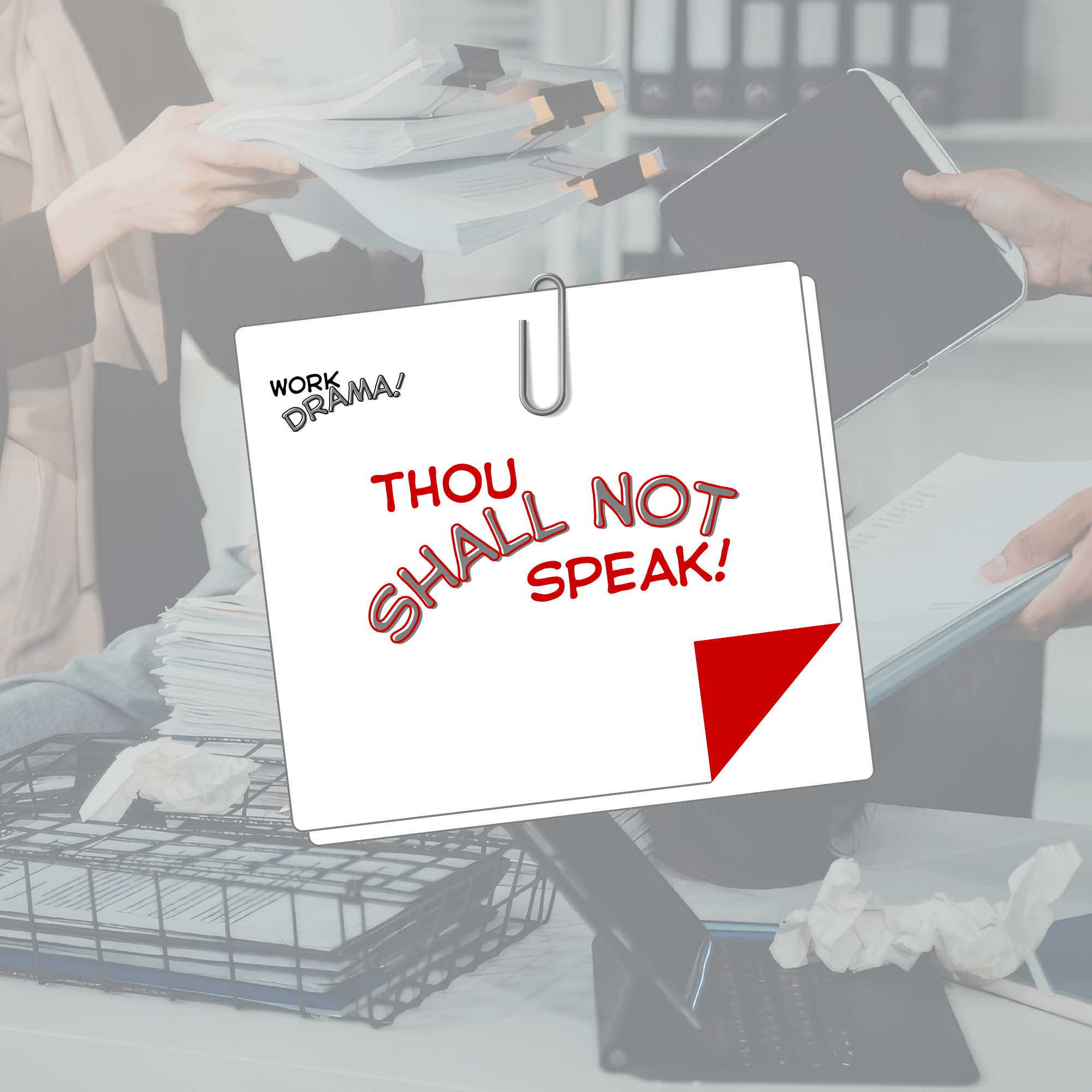 Thou Shall Not Speak! episode artwork