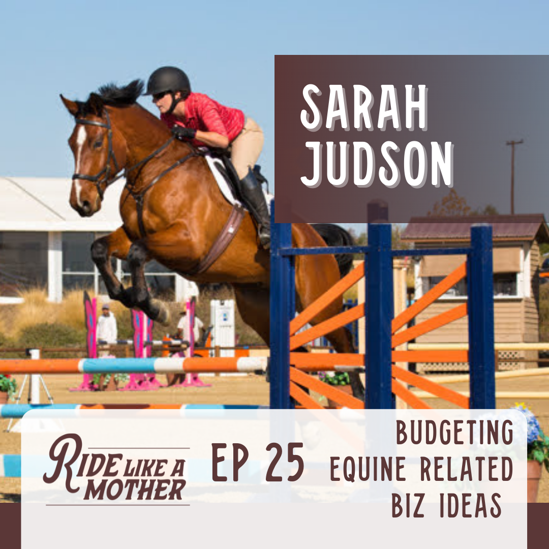 Equine biz ideas & budgeting with equine financial advisor, Sarah Judson 