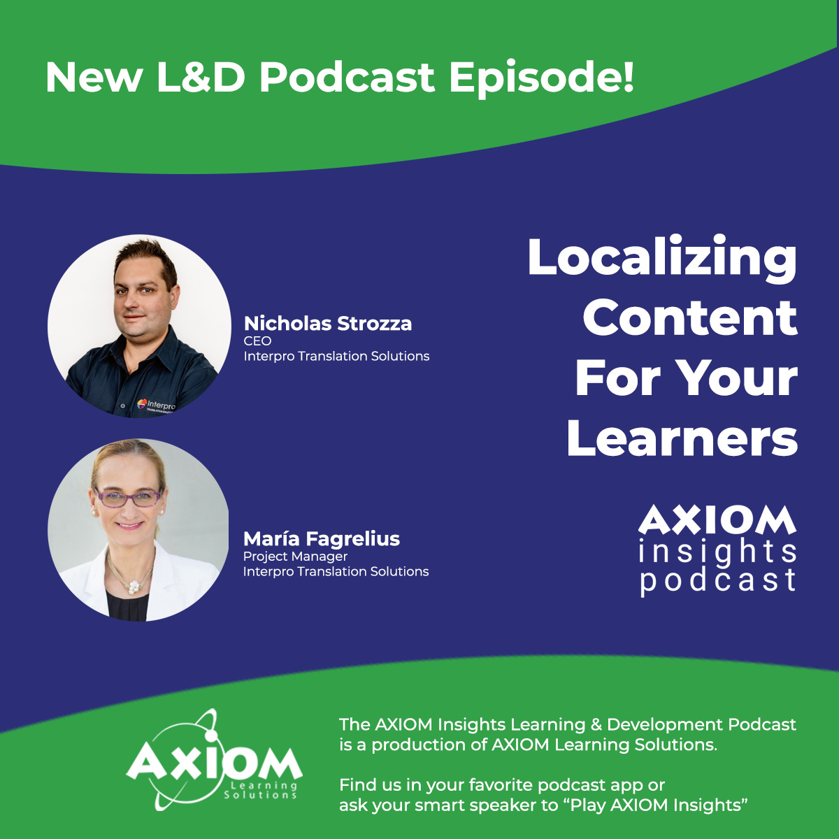 Localizing Content for your Learners - AXIOM Insights Learning and Development Podcast, Episode 25