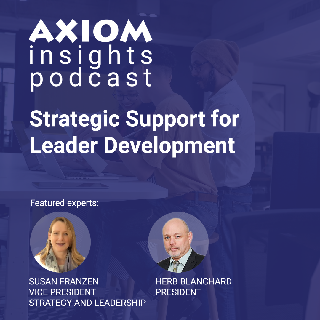 Strategic Support for Leader Development