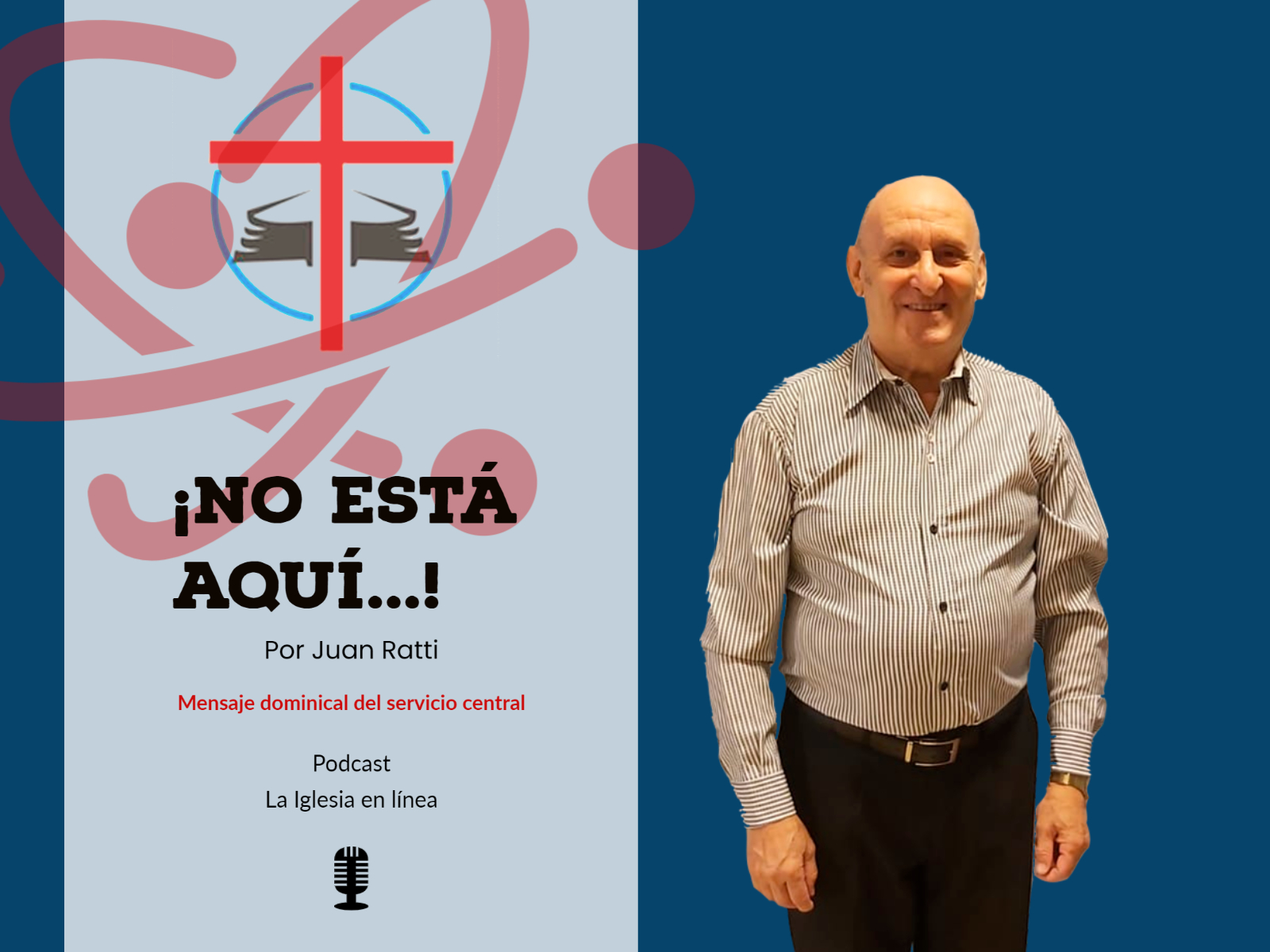 ¡No está aquí!…