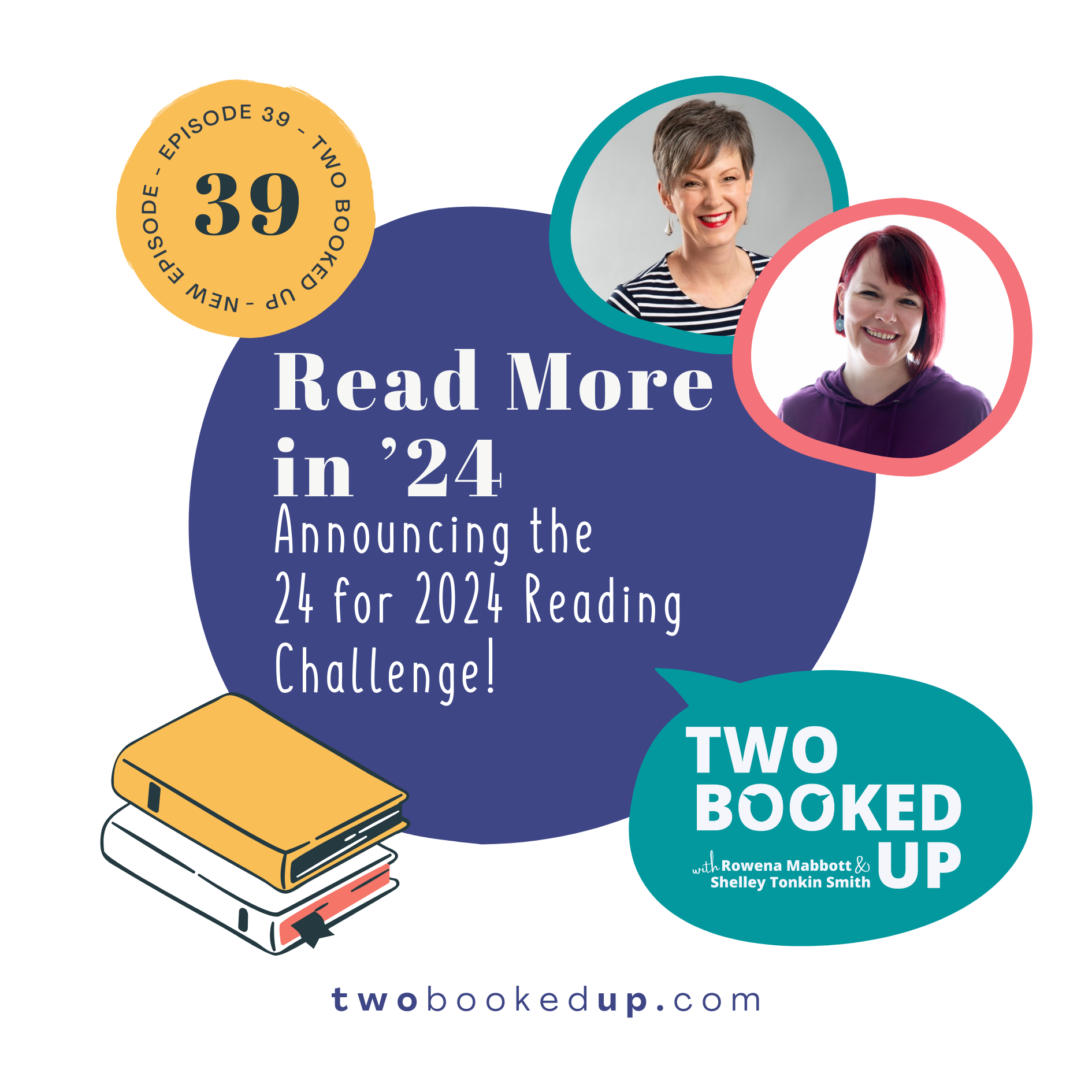 TBU#39: Read more in 24! Announcing the 24 for 2024 Reading Challenge