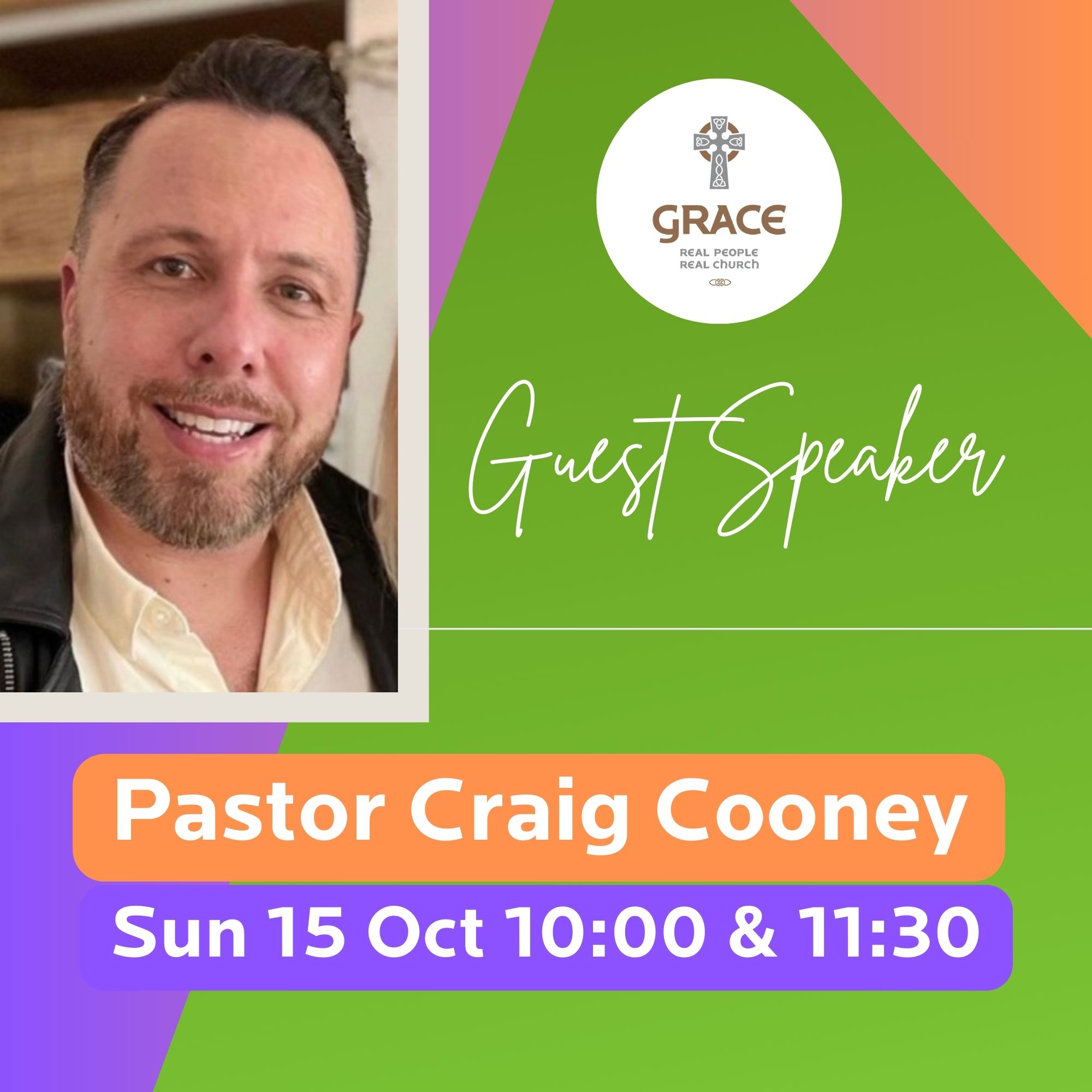 Grace Church Guest Speaker Pastor Craig from Hope Church, Craigavon