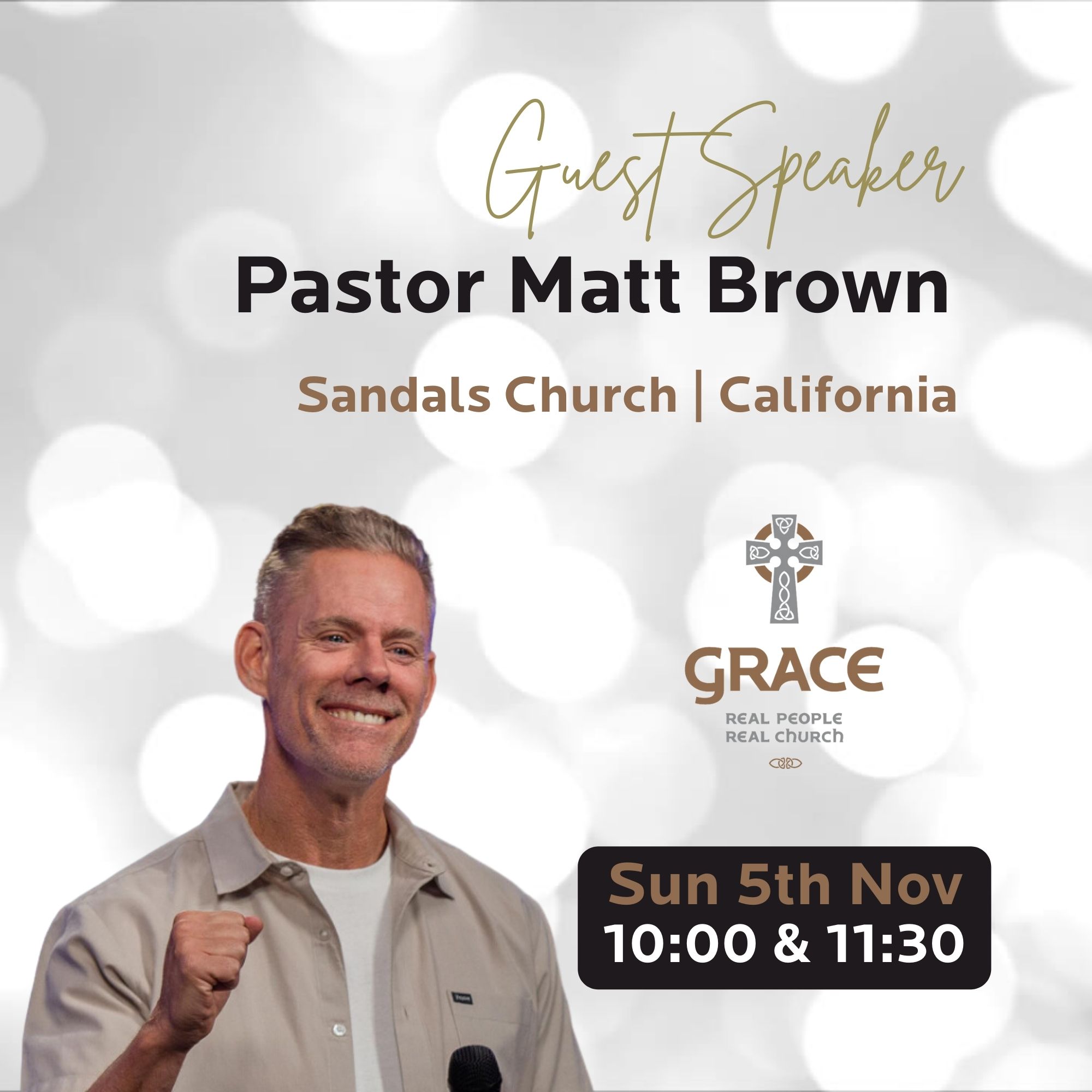 Pastor Matt Brown - Guest Speaker