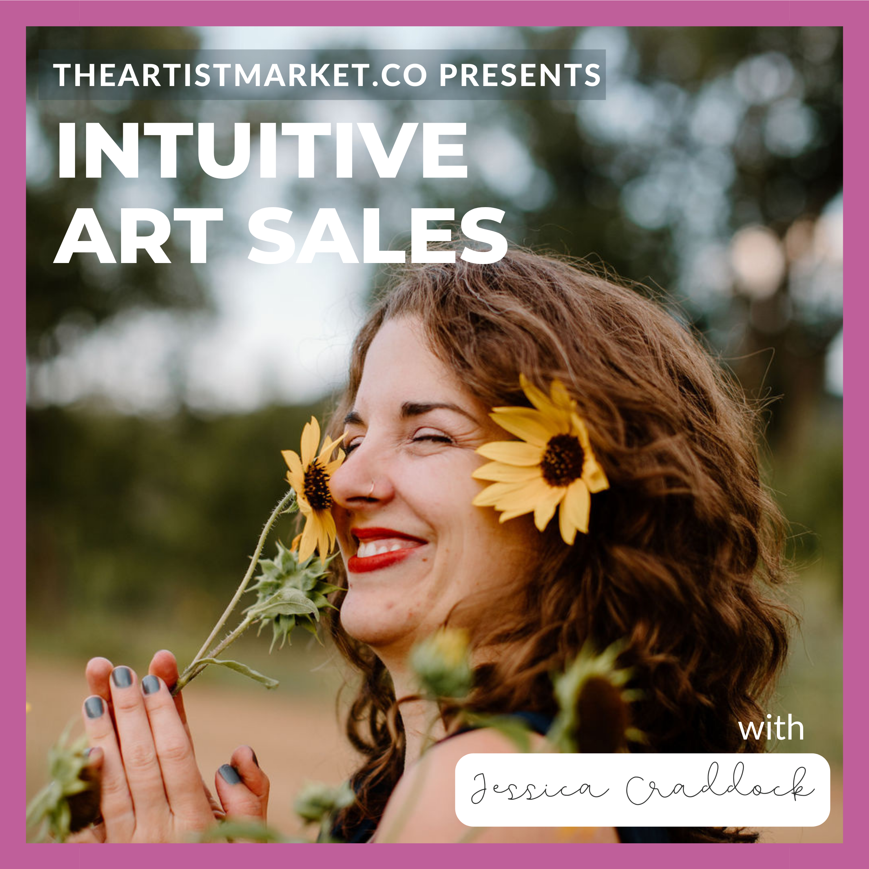 "How can I use Instagram and Pinterest to promote my art business?" - Olivia Franklin E65
