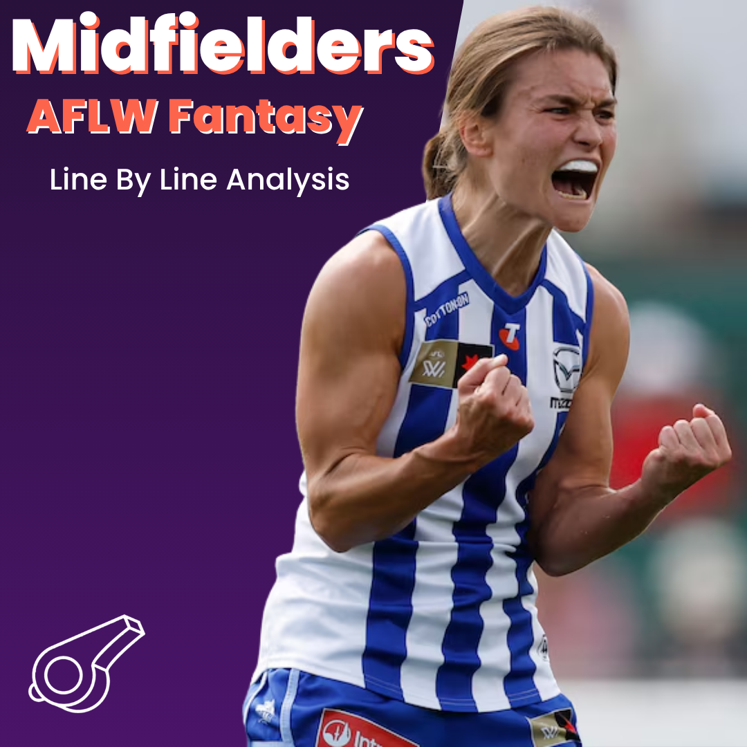 AFLW Midfielders- Elites, Underpriced Premiums and Rookies to watch!