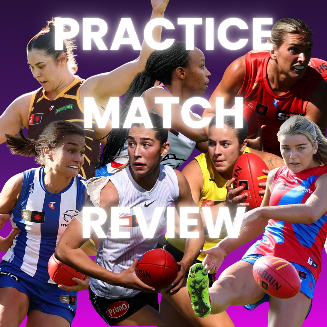 2026 Practice Matches - AFLW Fantasy Review