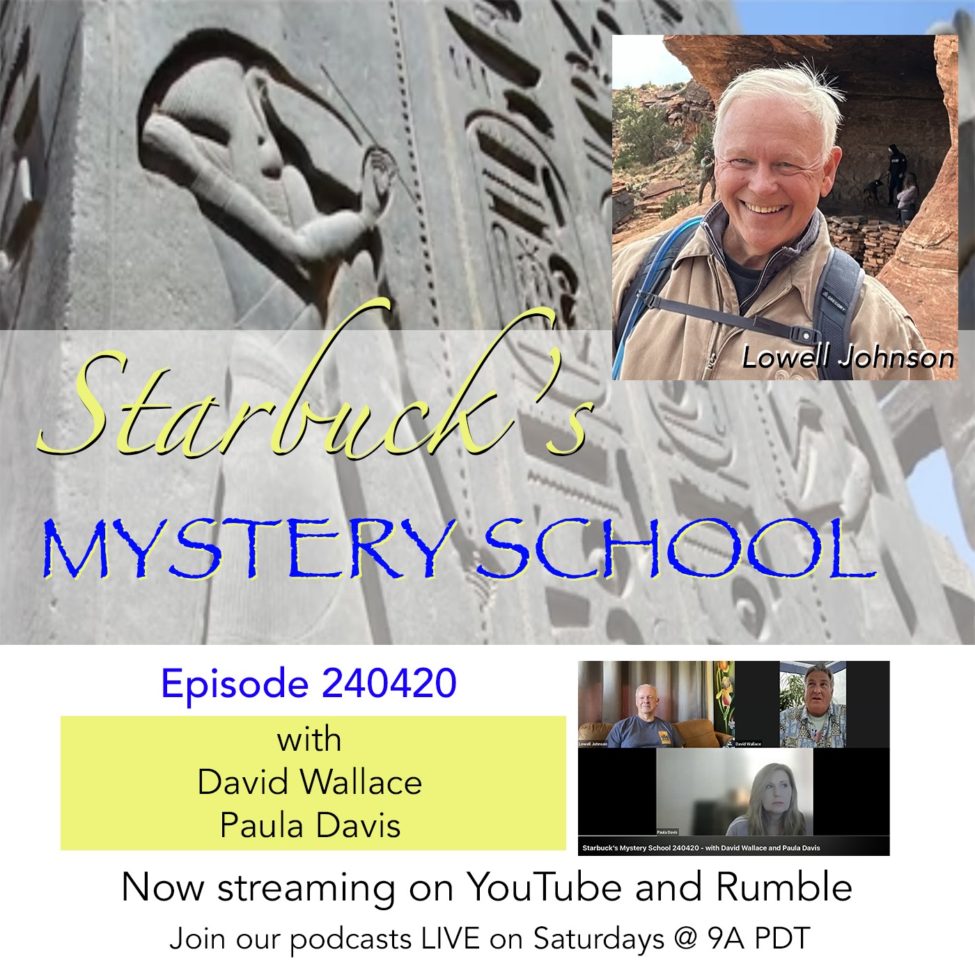 Starbuck’s Mystery School 240420 - with David Wallace and Paula Davis
