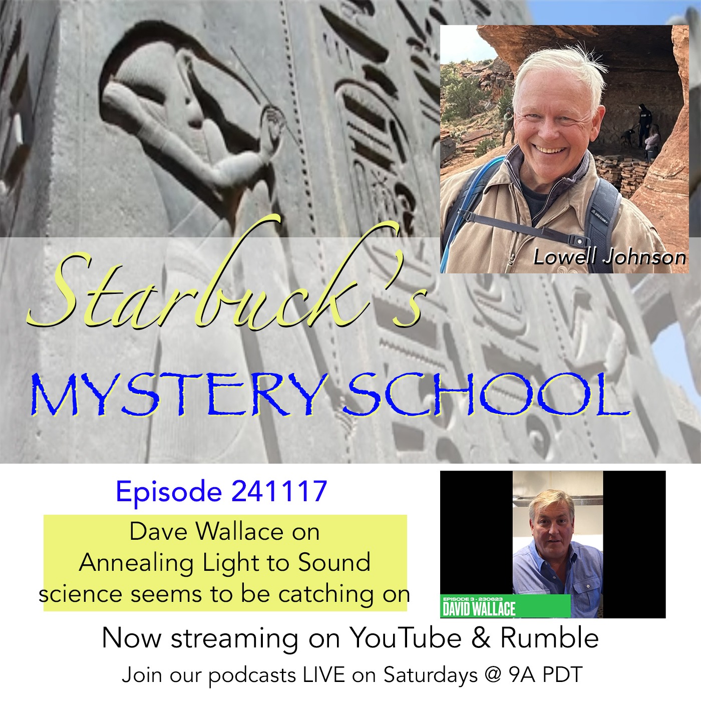 Dave Wallace on Annealing Light to Sound 241117 - science claims to be catching on