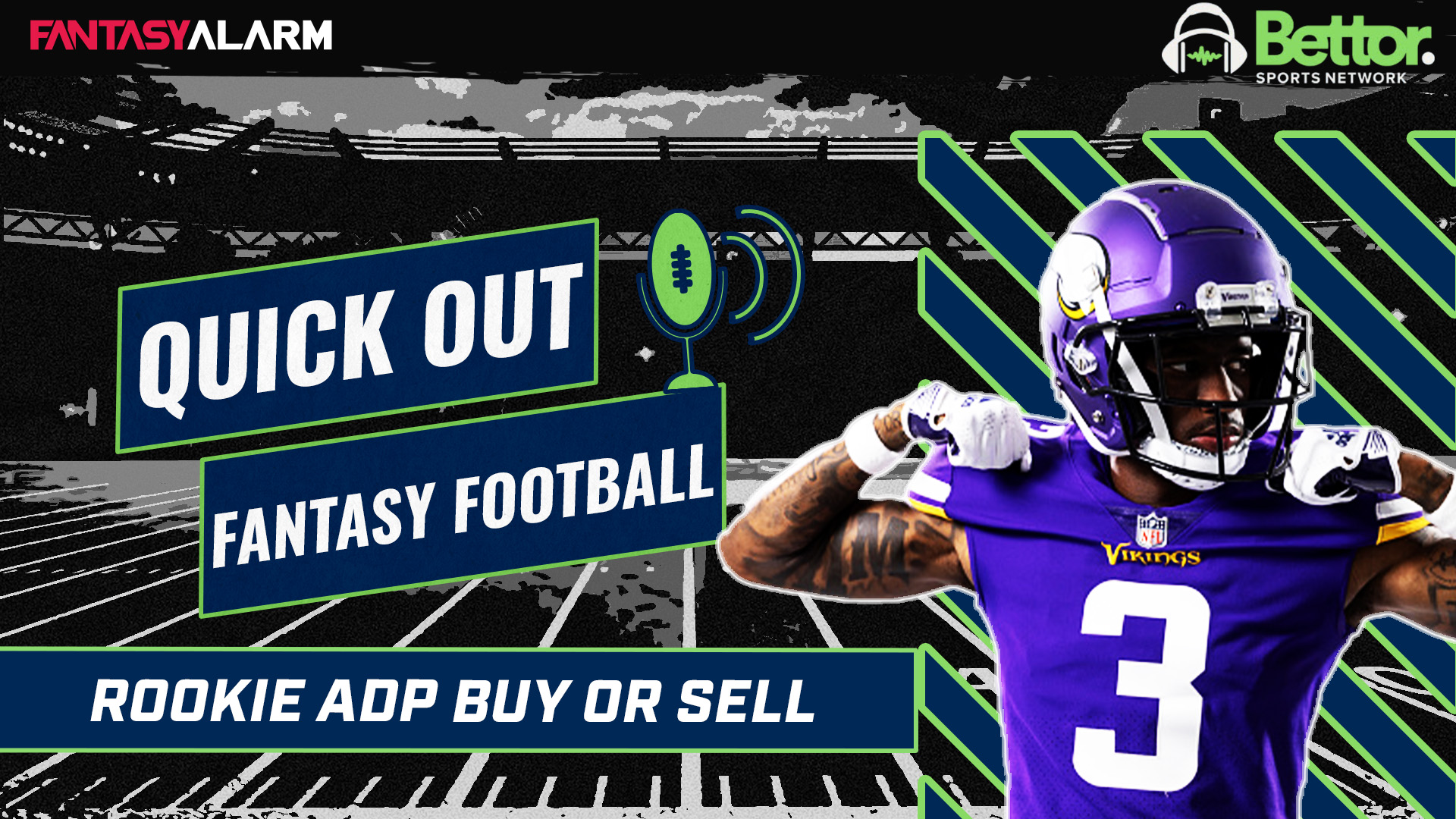 Quick Out Fantasy Football | Rookie ADP Buy or Sell | Special Guest: Jake Butt