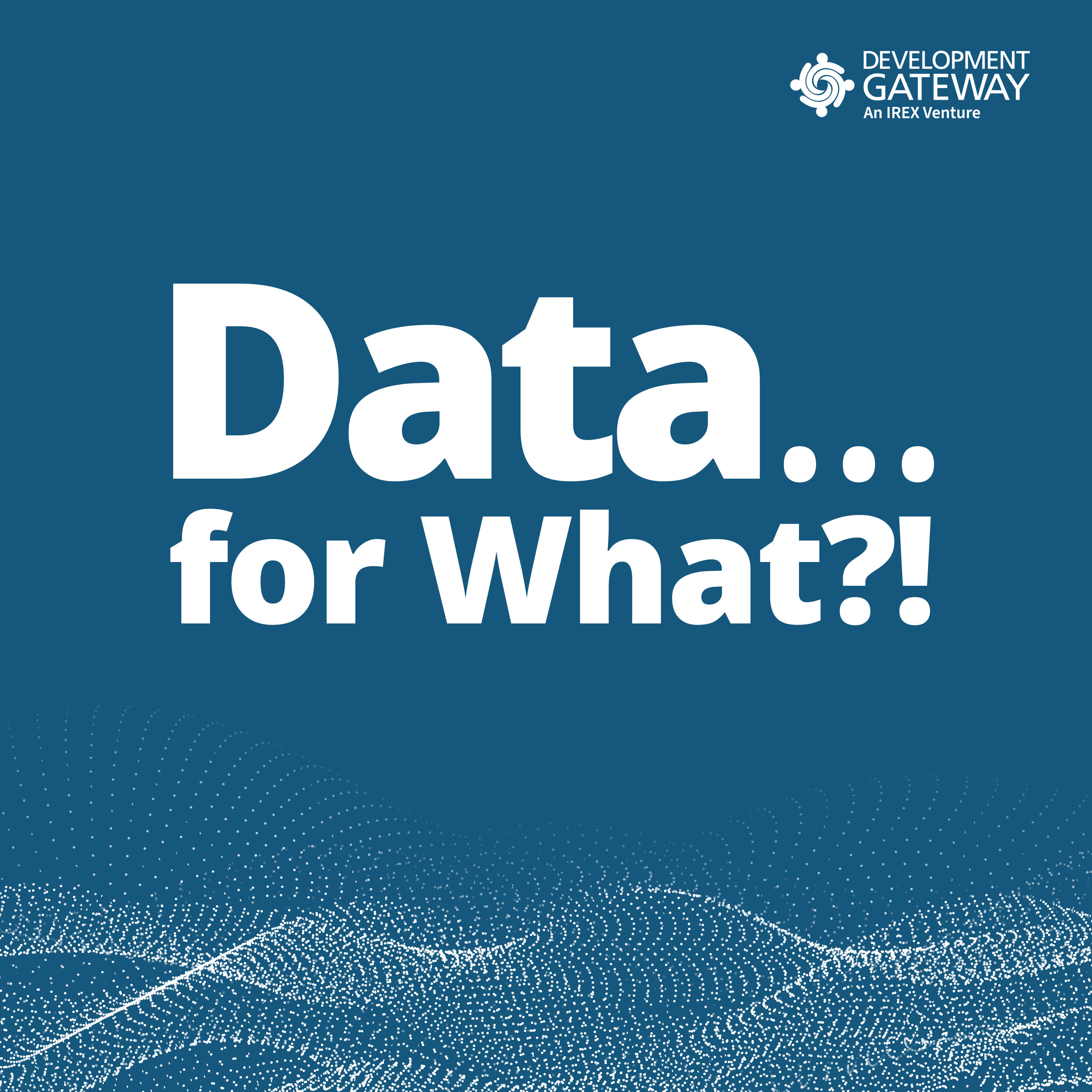 Introducing: DG's New Strategic Plan and Data... for What?!
