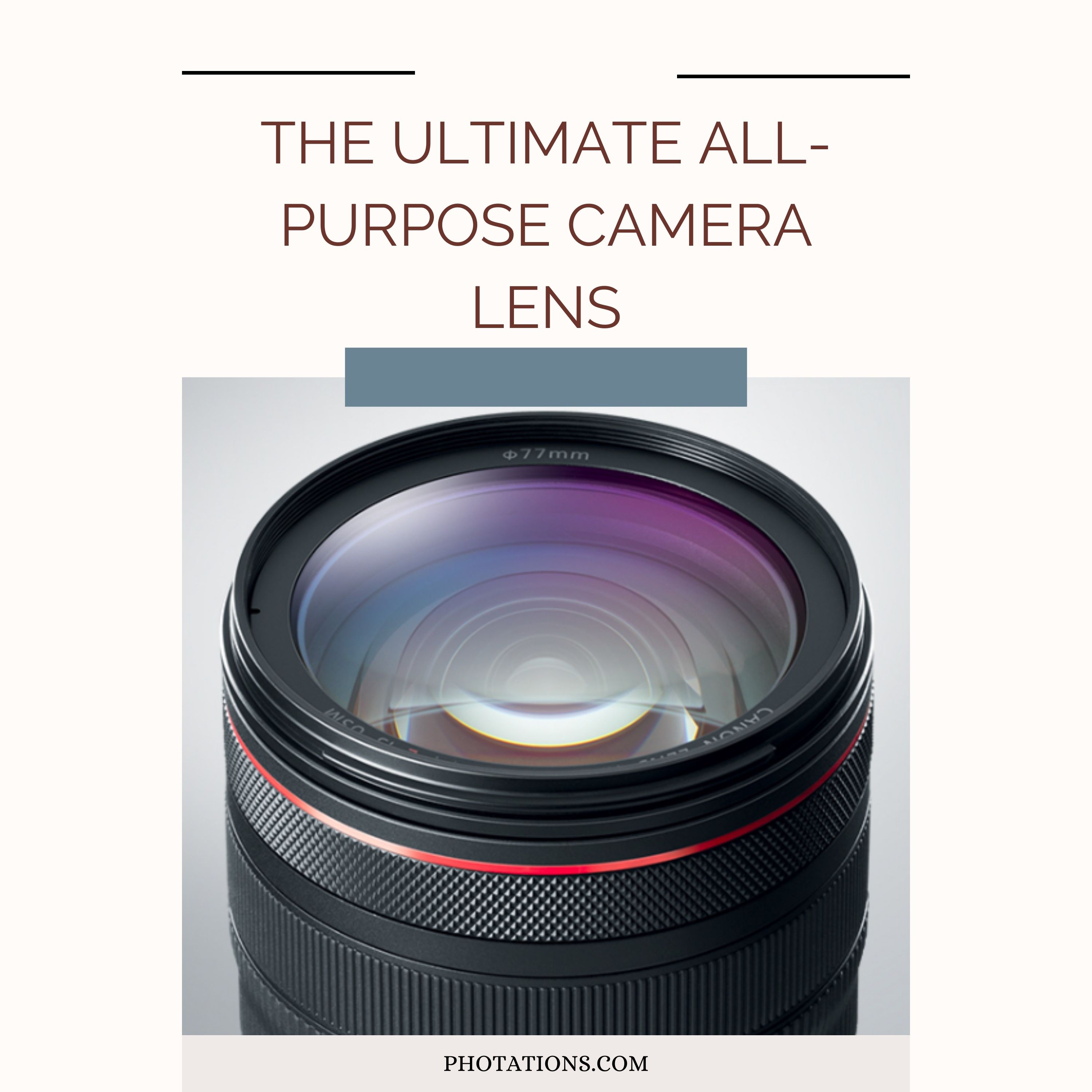 Canon RF 24-105mm f/4L IS USM Lens: The Ultimate All-Purpose Camera Lens for Stunning Photography