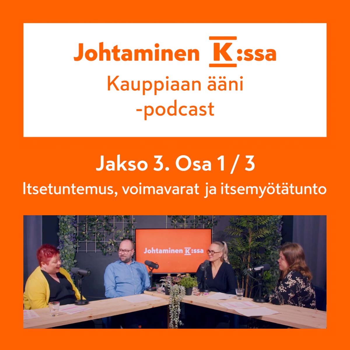 Jakso 3: osa 1 / 3 – Itsensä johtaminen: itsetuntemus, voimavarat ja itsemyötätunto