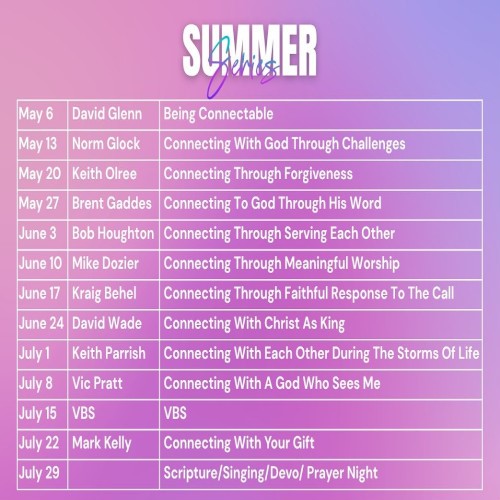 2026 Summer Series | Mark Kelly |  Connecting With Your Gift