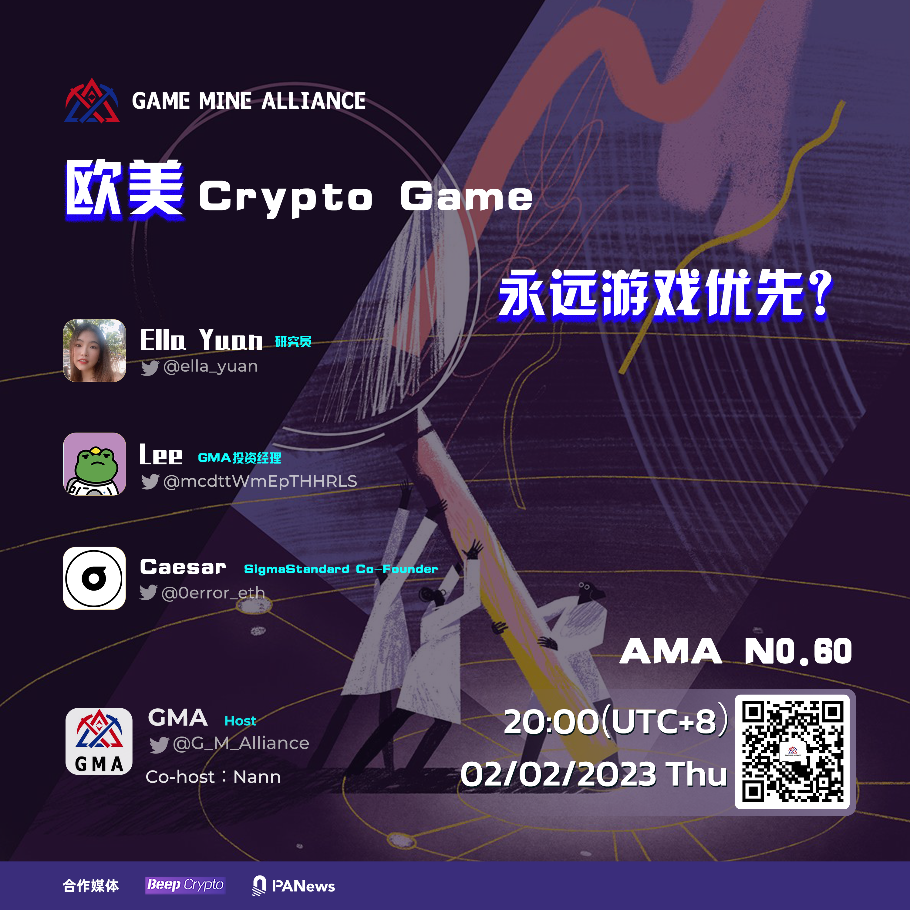 欧美Crypto Game:永远游戏优先?|NO.60 AMA