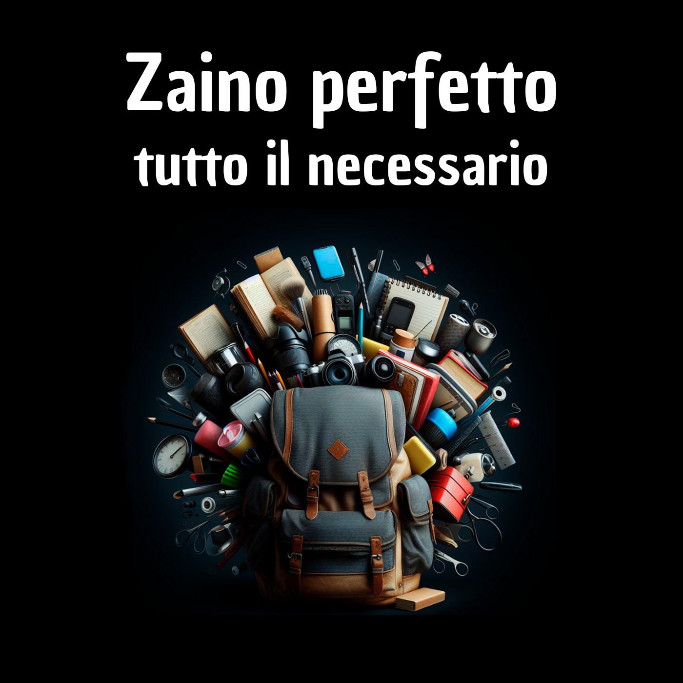 Lo zaino/borsa perfetto/a: tutto il necessario