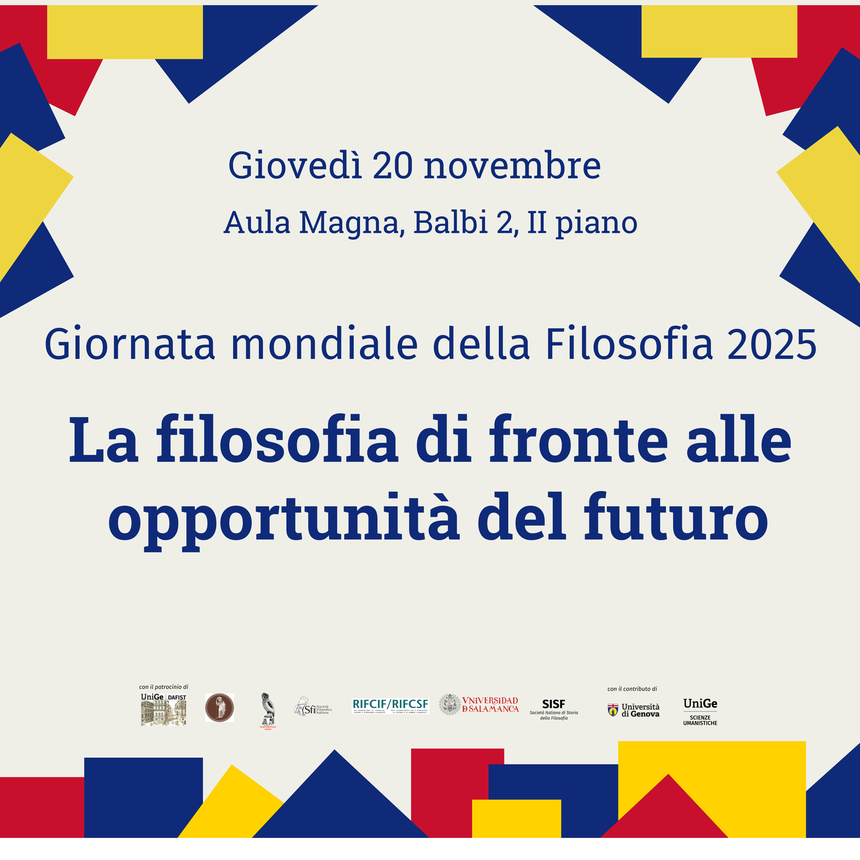 Giornata Mondiale della Filosofia 2025