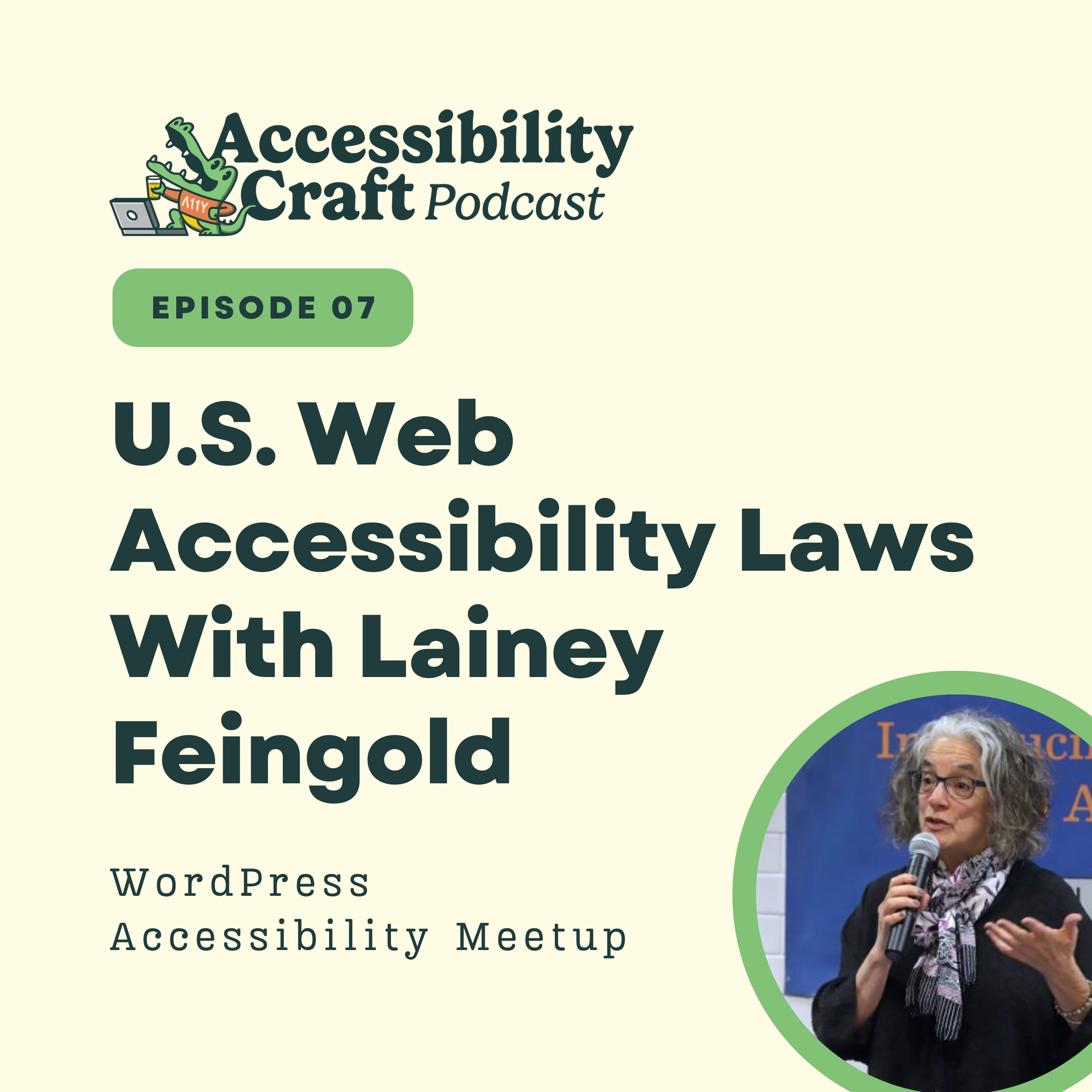 U.S. Web Accessibility Laws with Lainey Feingold