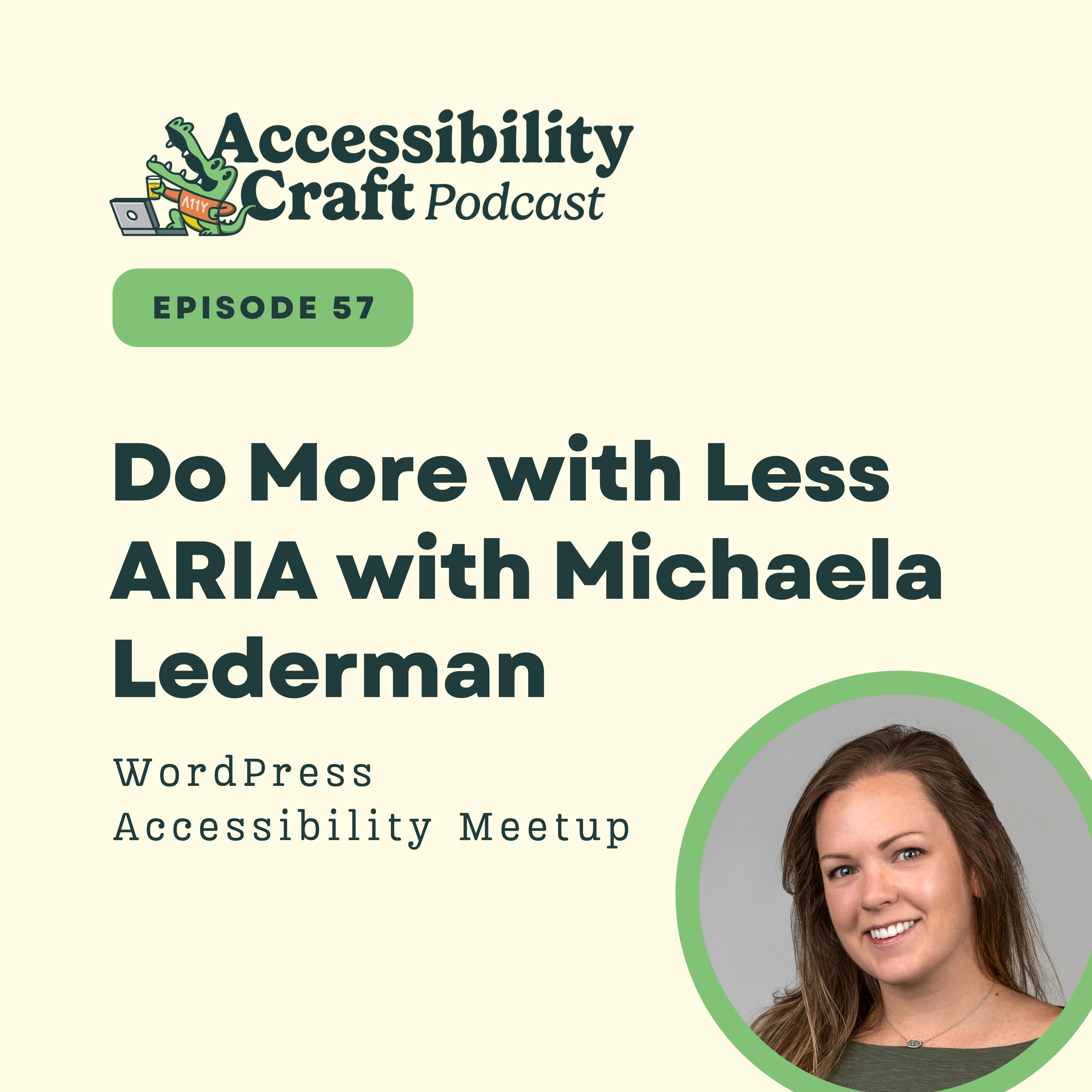 
                    Do More with Less ARIA with Michaela Lederman
                