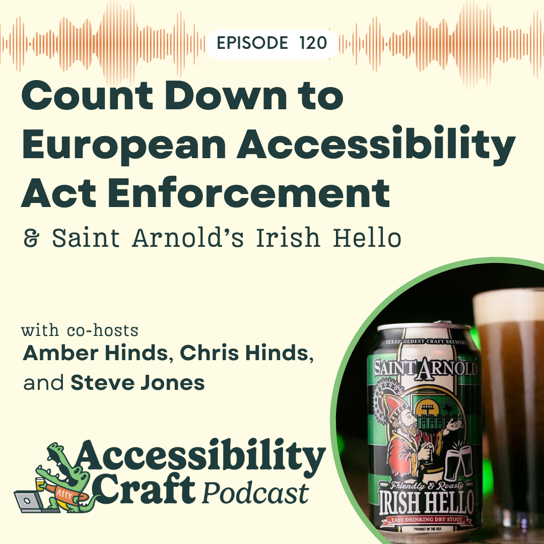 Count Down to European Accessibility Act Enforcement, Saint Arnold Irish Hello