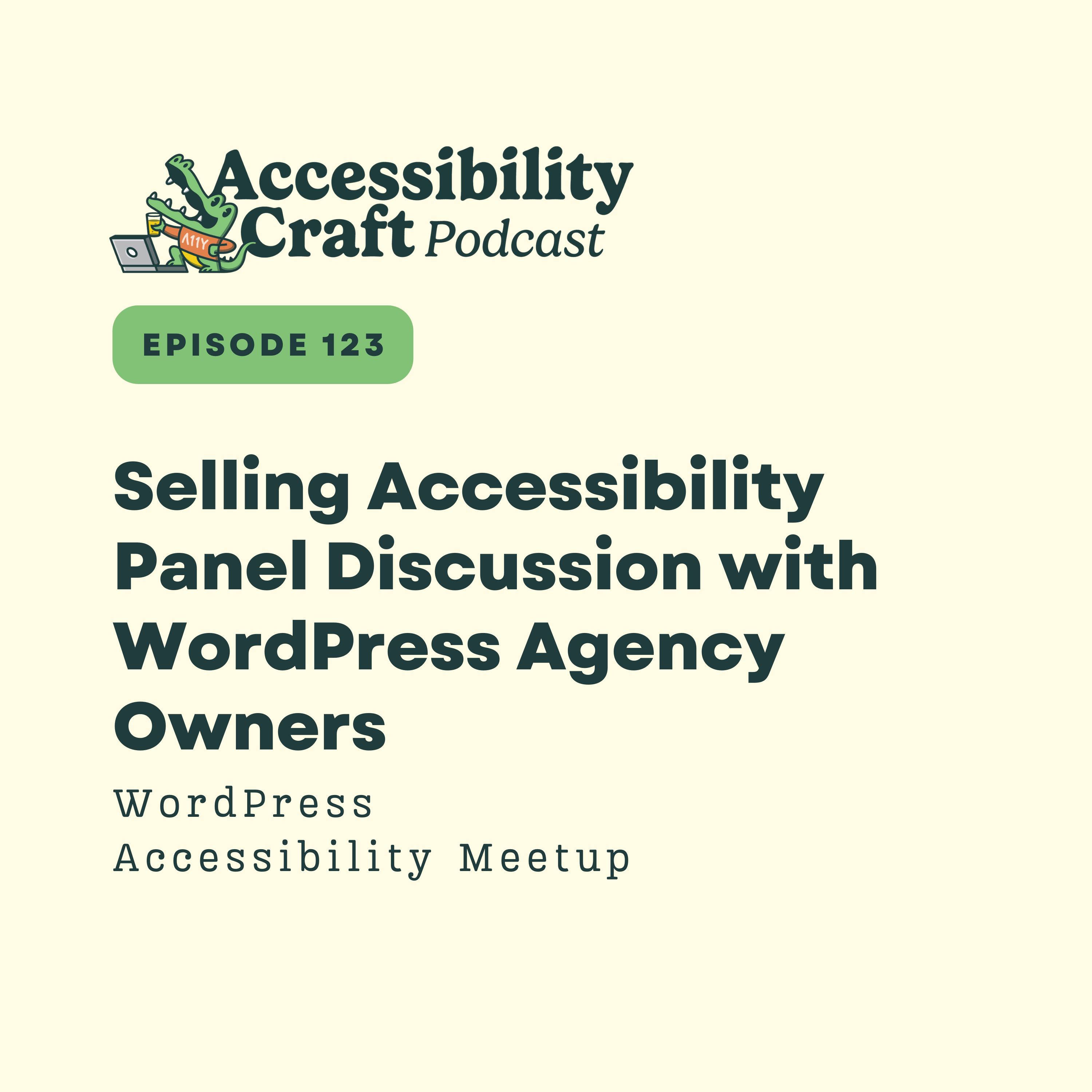 Selling Accessibility Panel Discussion with WordPress Agency Owners