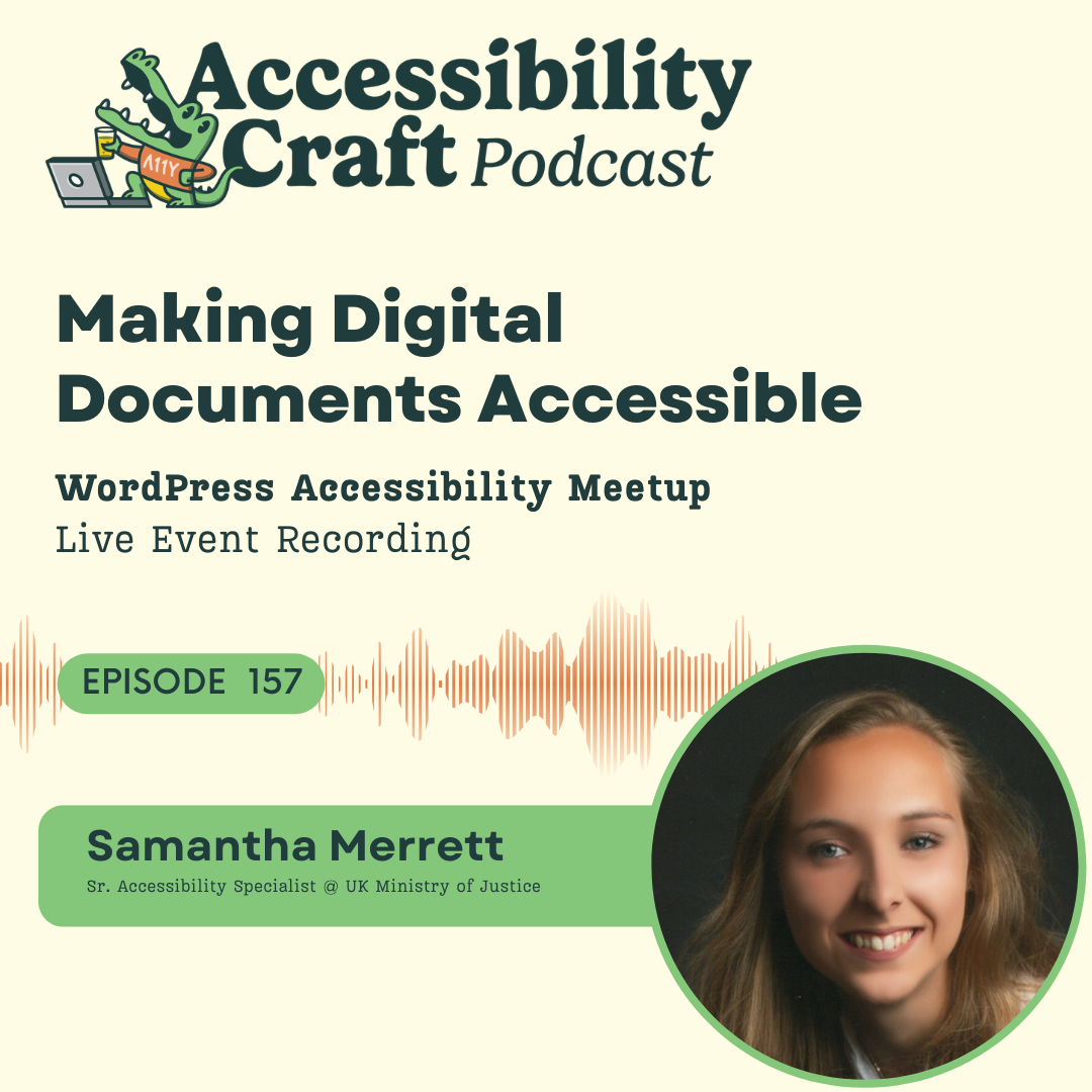 Making Digital Documents Accessible with Samantha Merrett
