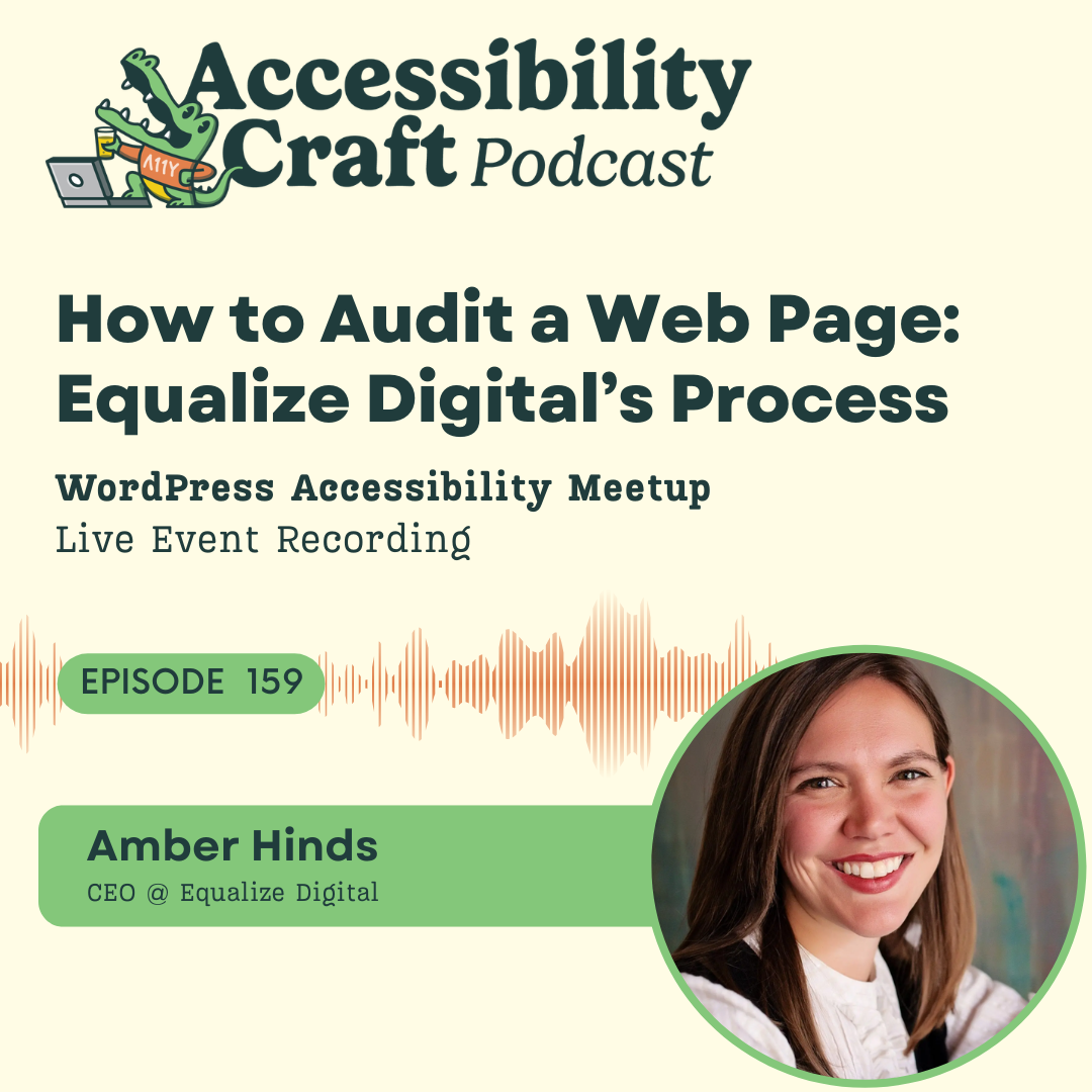 How to Audit a Web Page with Amber Hinds