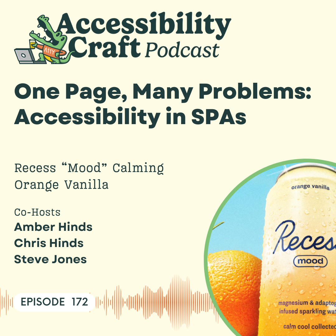 One Page, Many Problems: Accessibility in SPAs | Recess "Mood" Calming Orange Vanilla