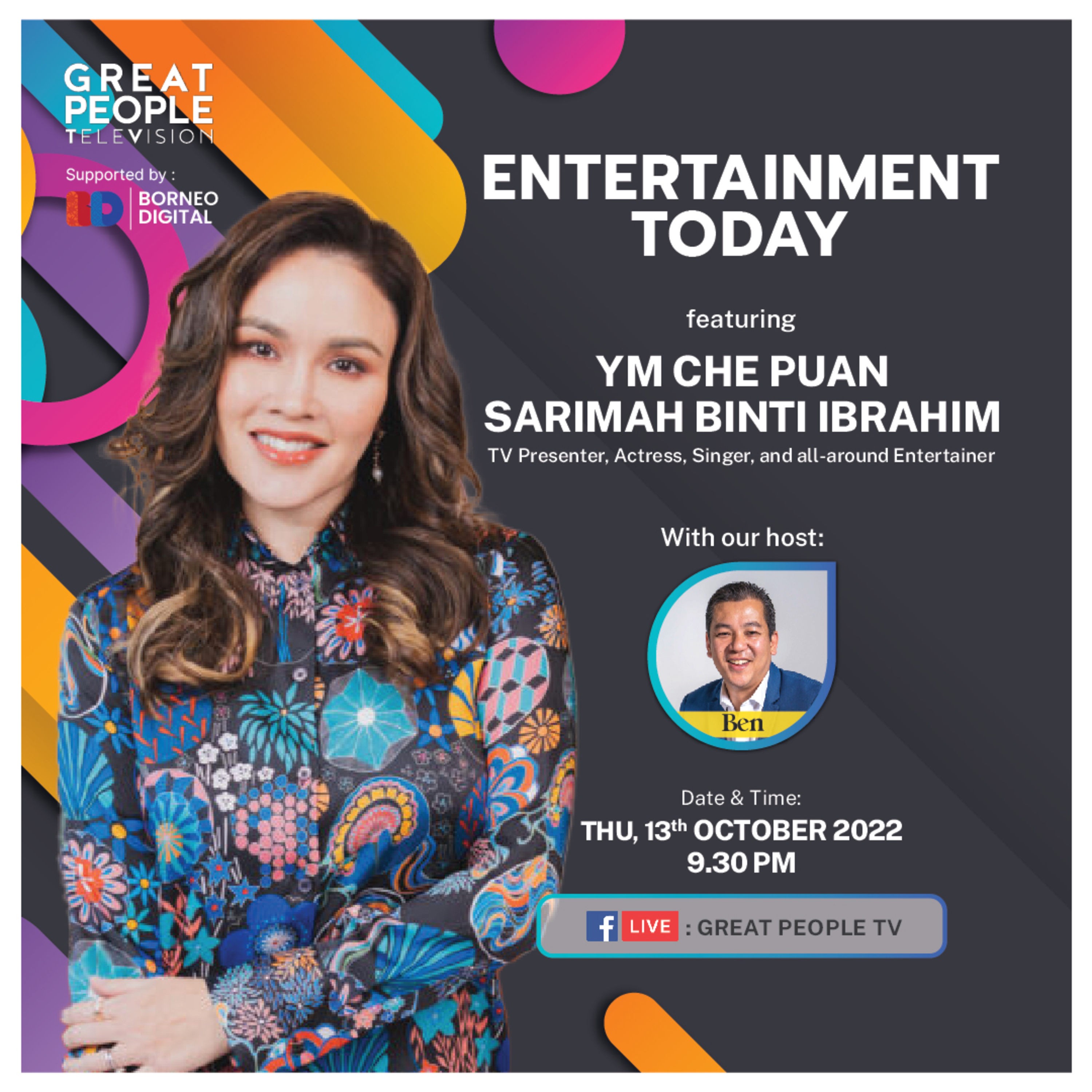 Entertainment Today - YM Che Puan Sarimah binti Ibrahim