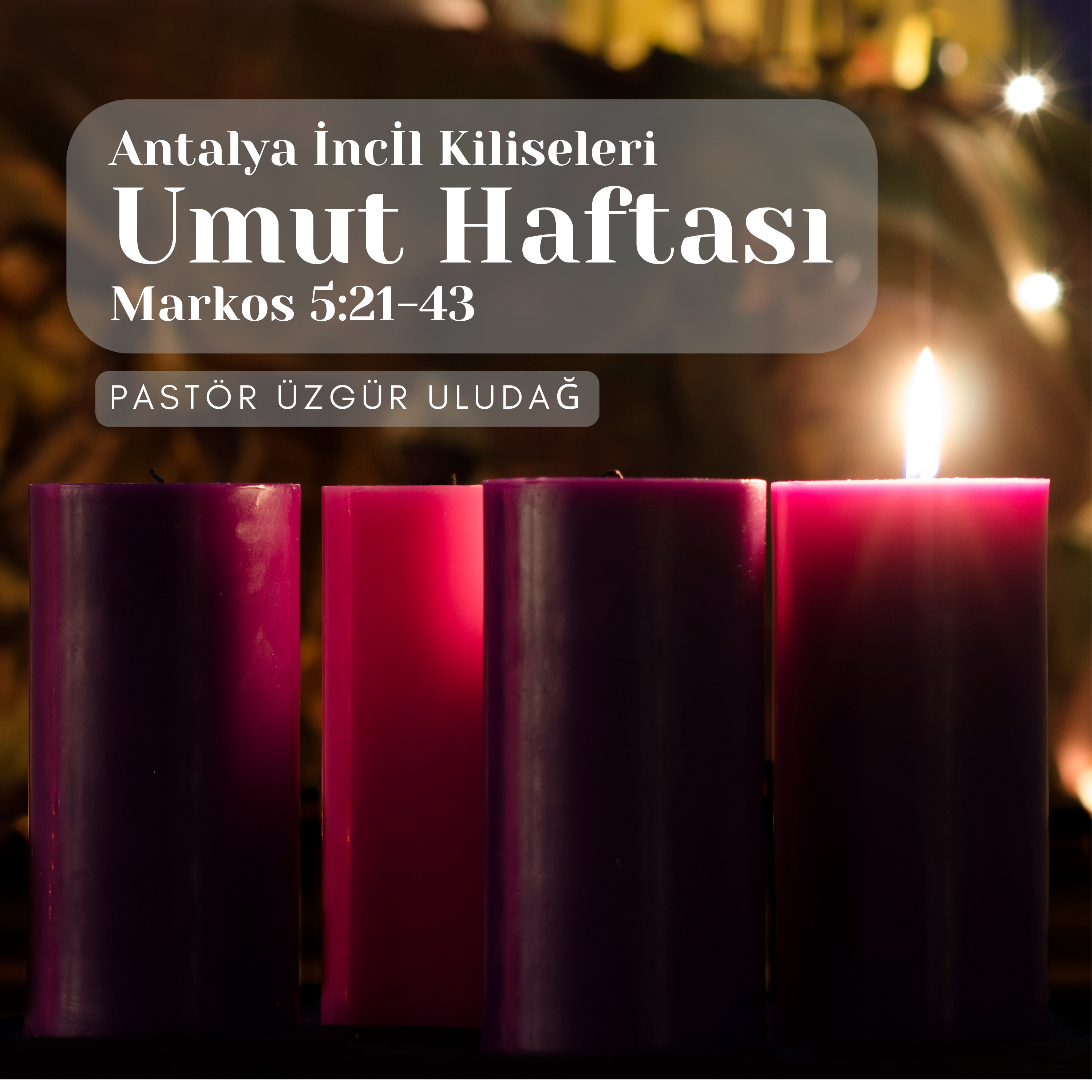 Pastör Özgür Uludağ - Umut Haftası - Markos 5:21-43