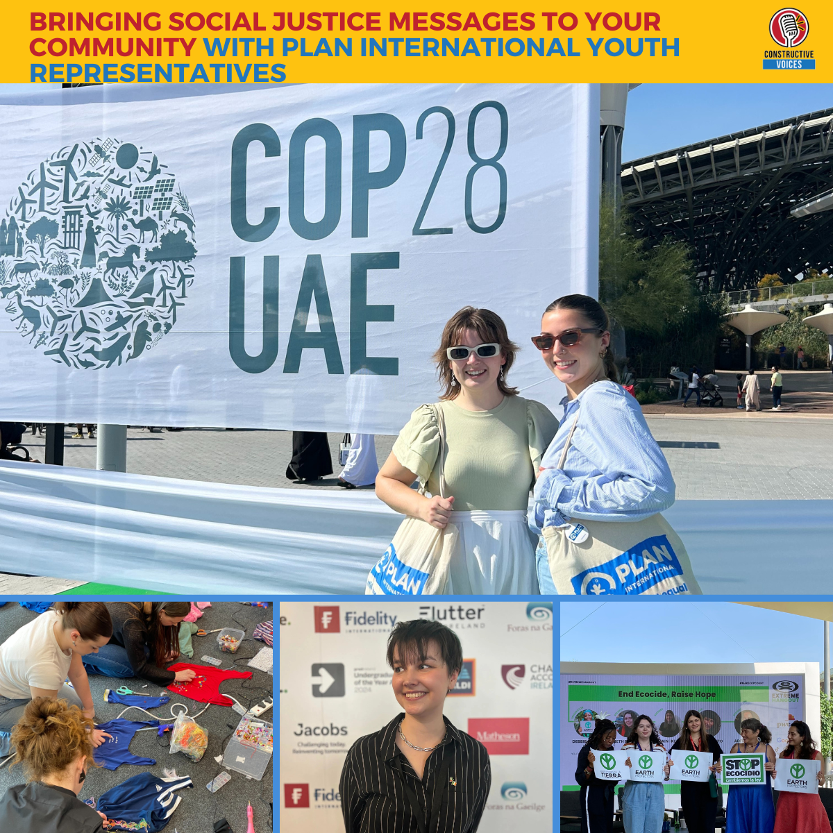 Bringing Social Justice Messages to Your Community with Plan International Youth Representatives