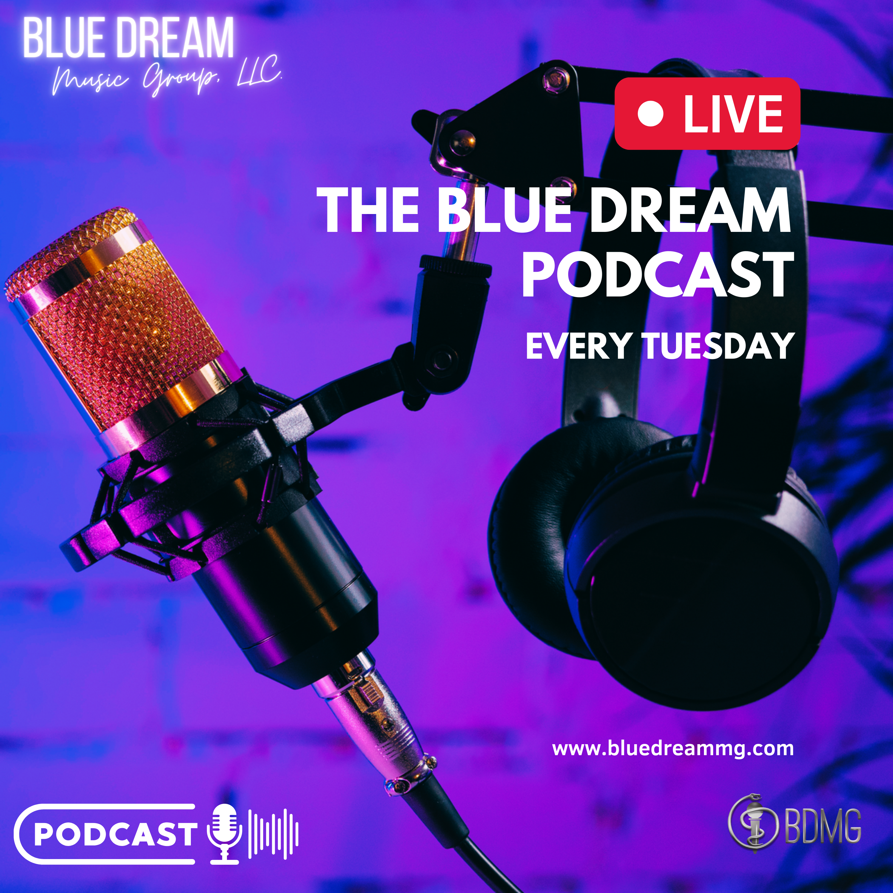 Blue Dream Music Group Comedy Show & listening to Hidden's Music