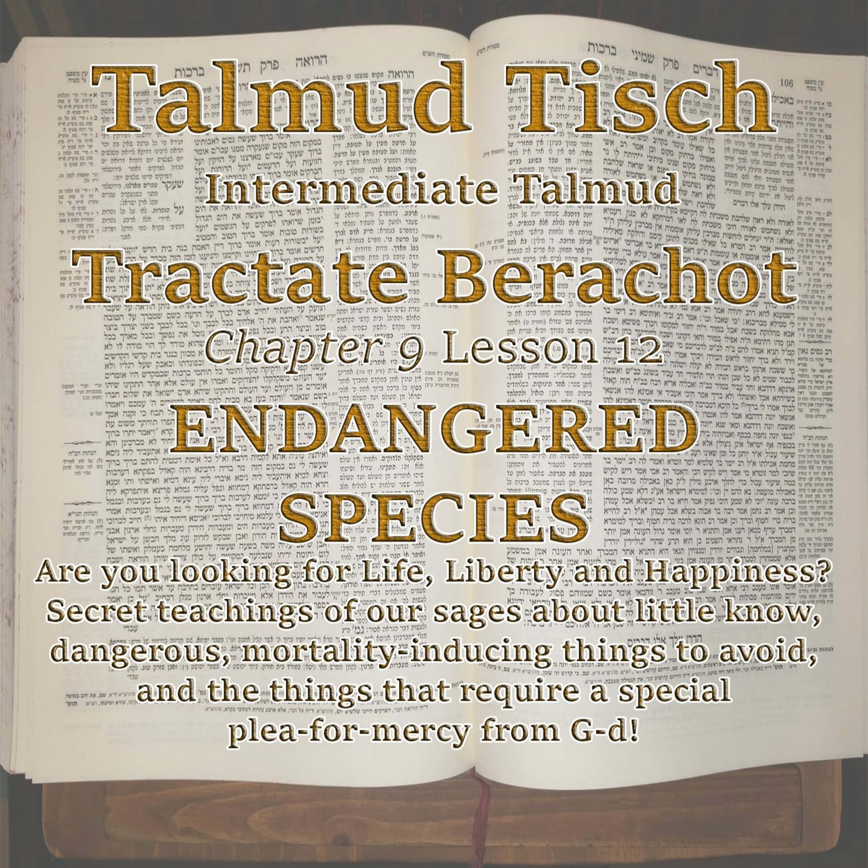  Talmud Tisch - Intermediate Talmud Tractate Berachot