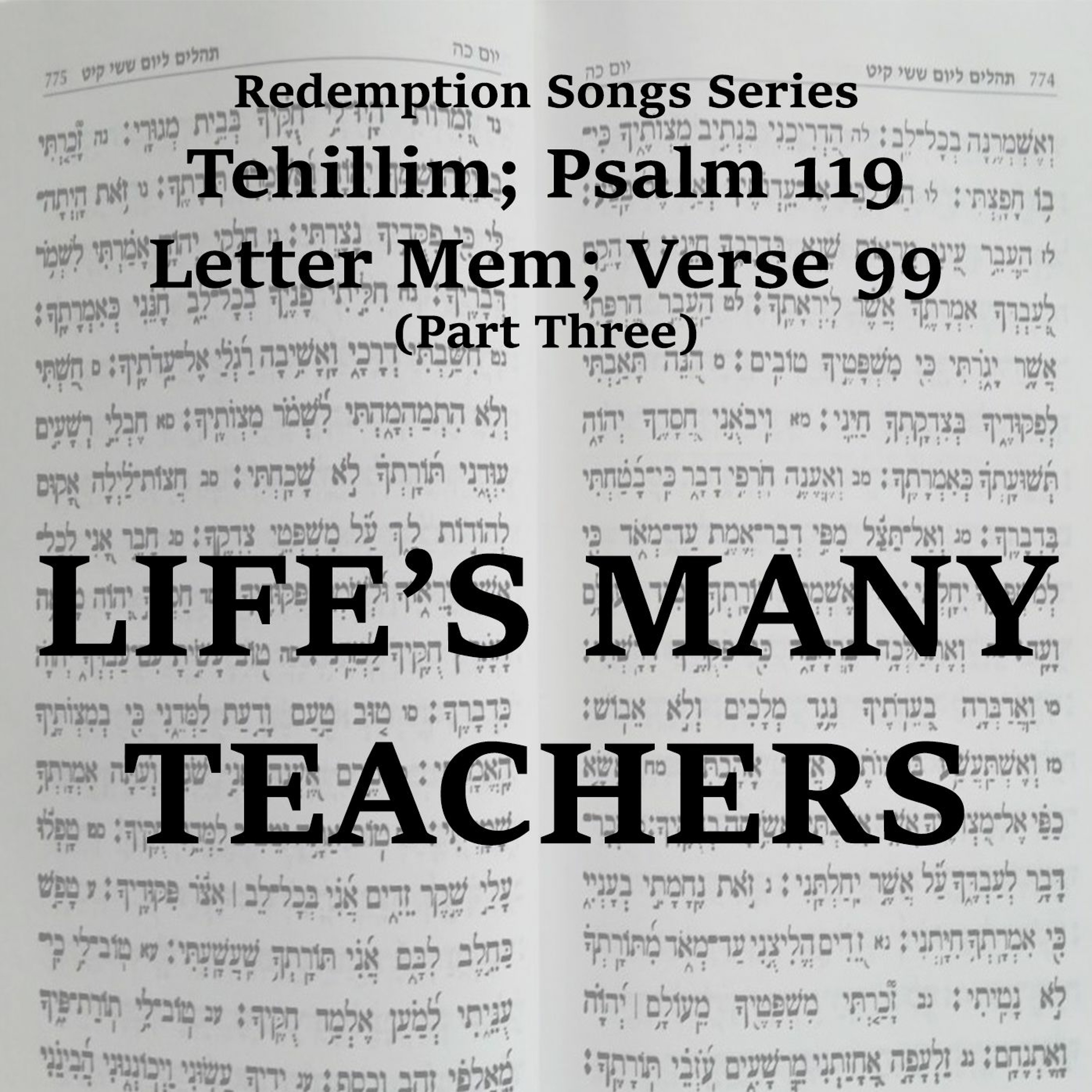 LIFE’S MANY TEACHERS