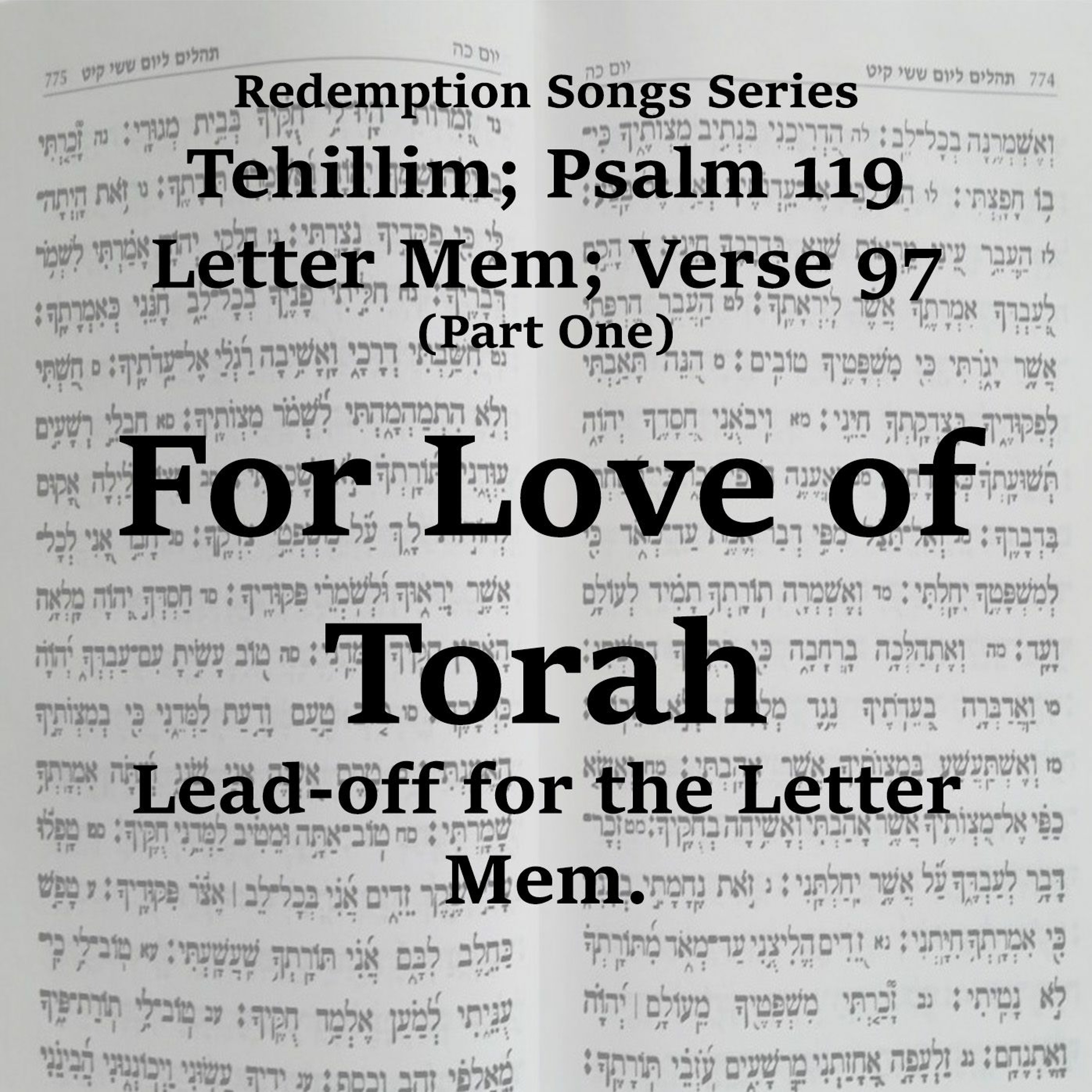 For Love of Torah