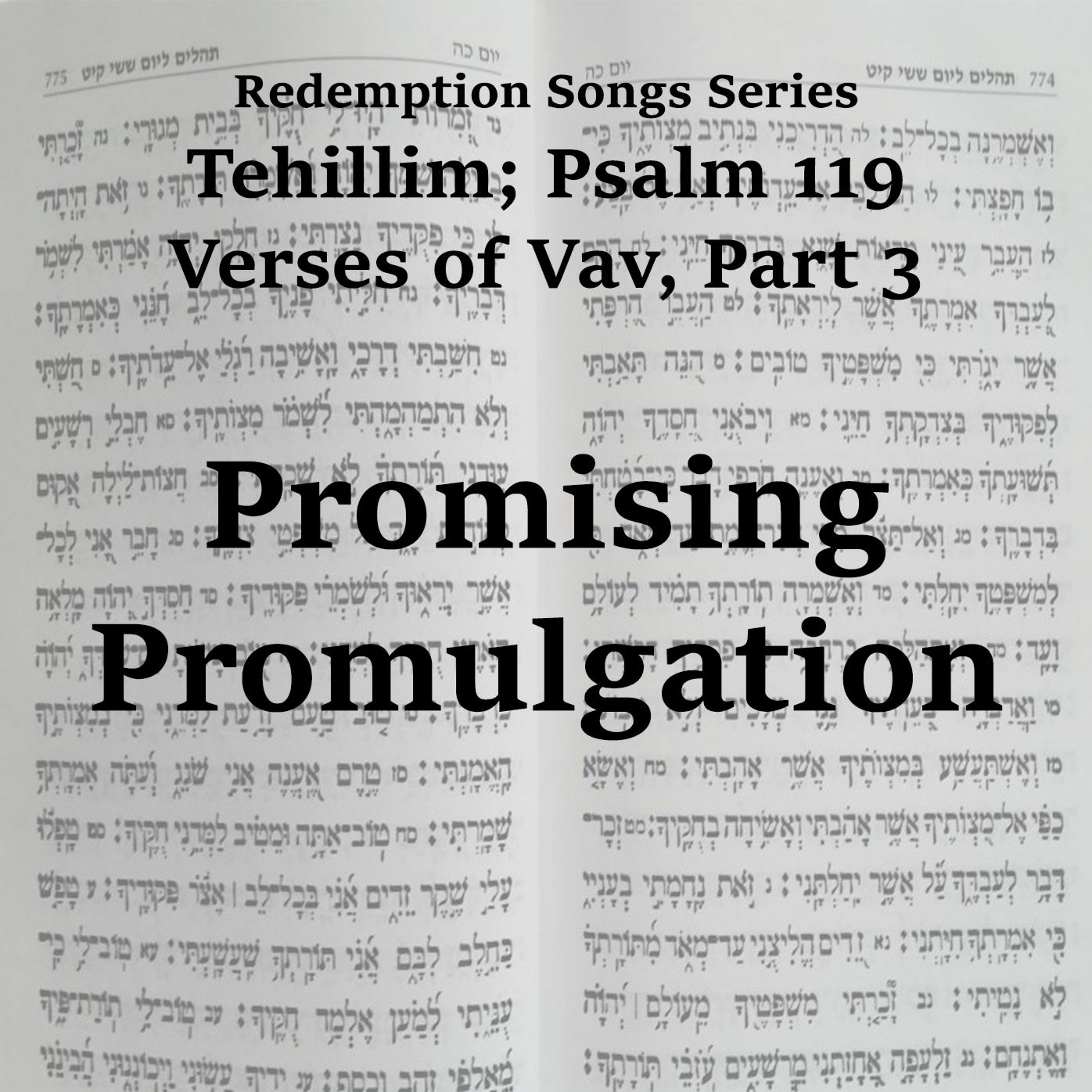 Promising Promulgation