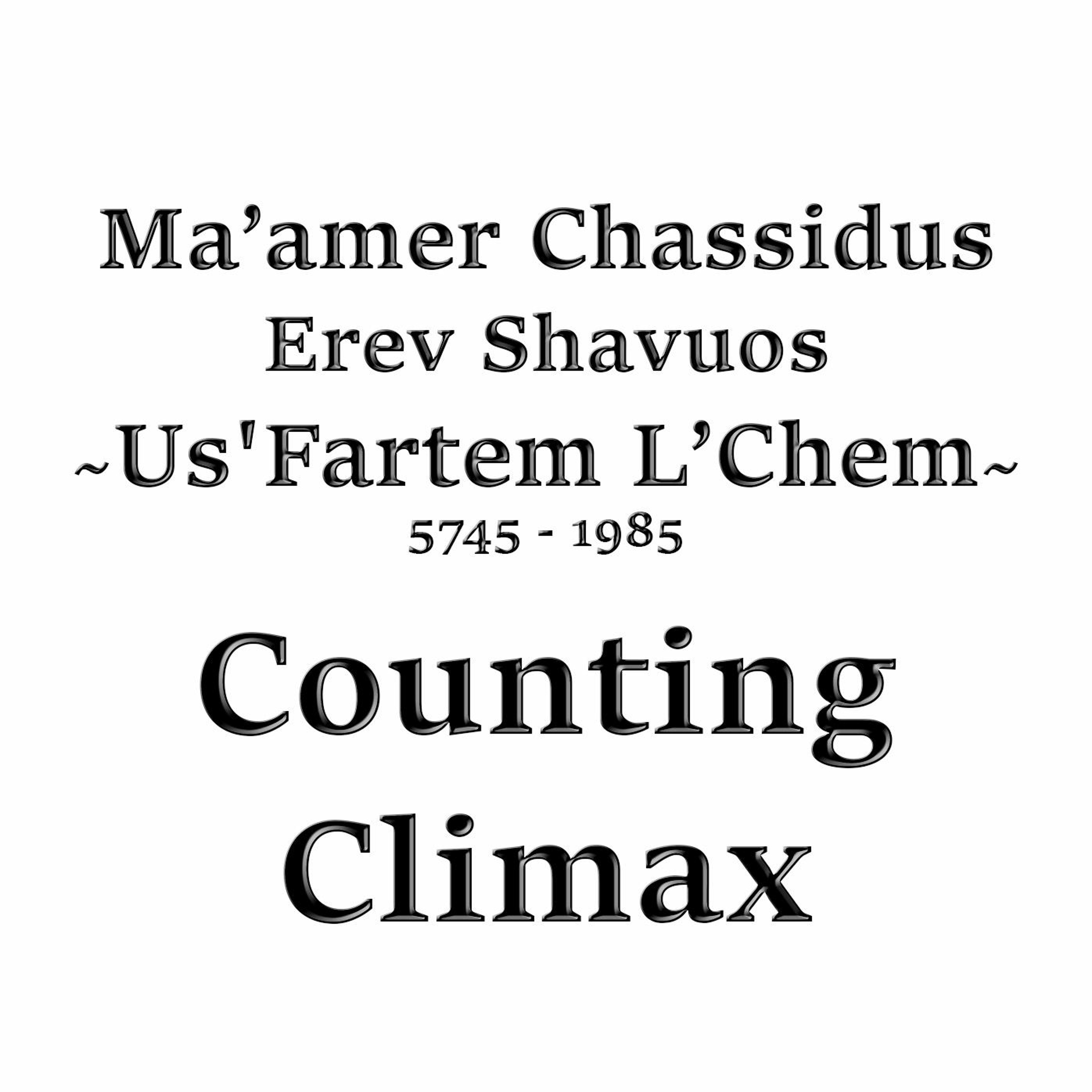 Counting Climax!