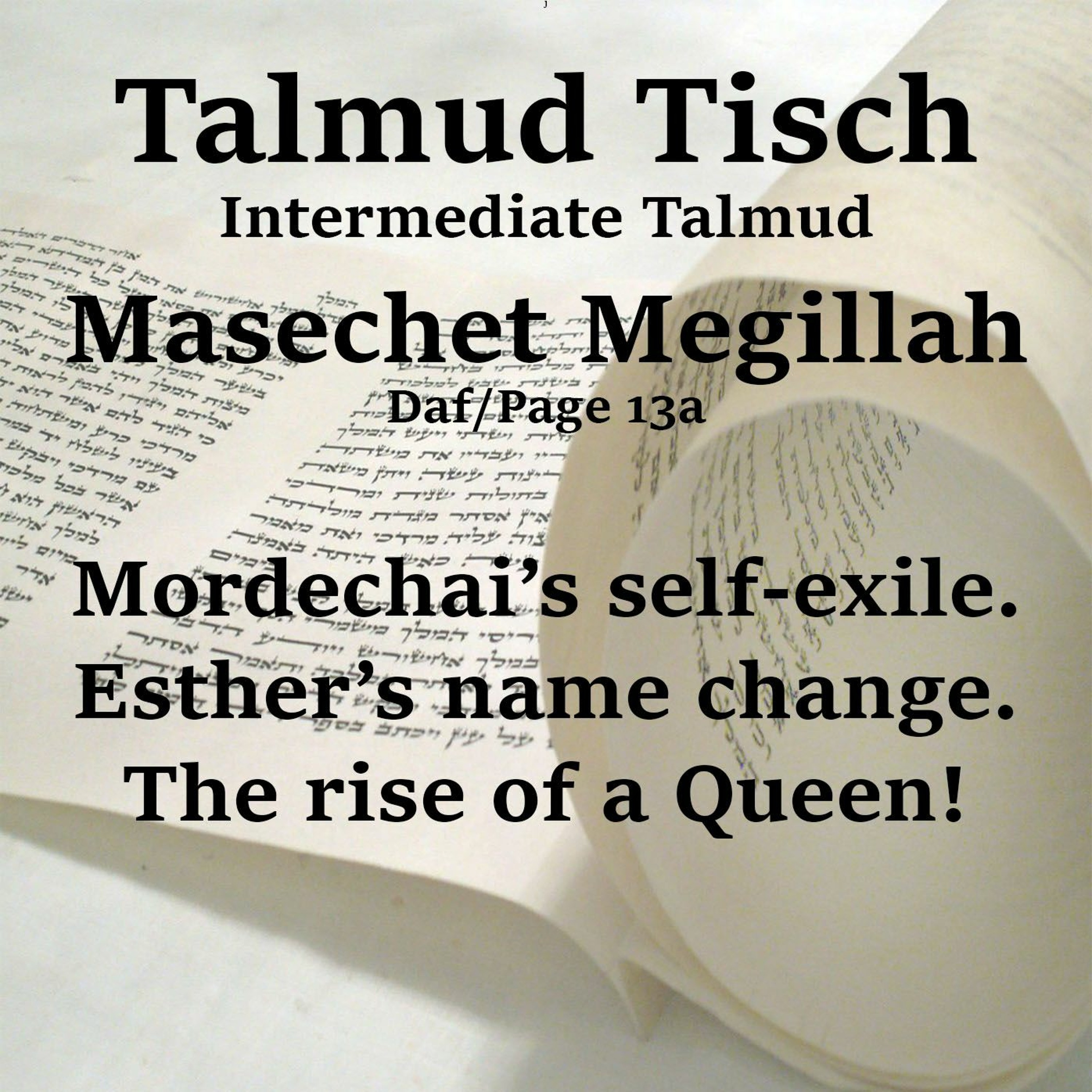 Mordechai’s self-exile. Esther’s name change. The rise of a Queen!