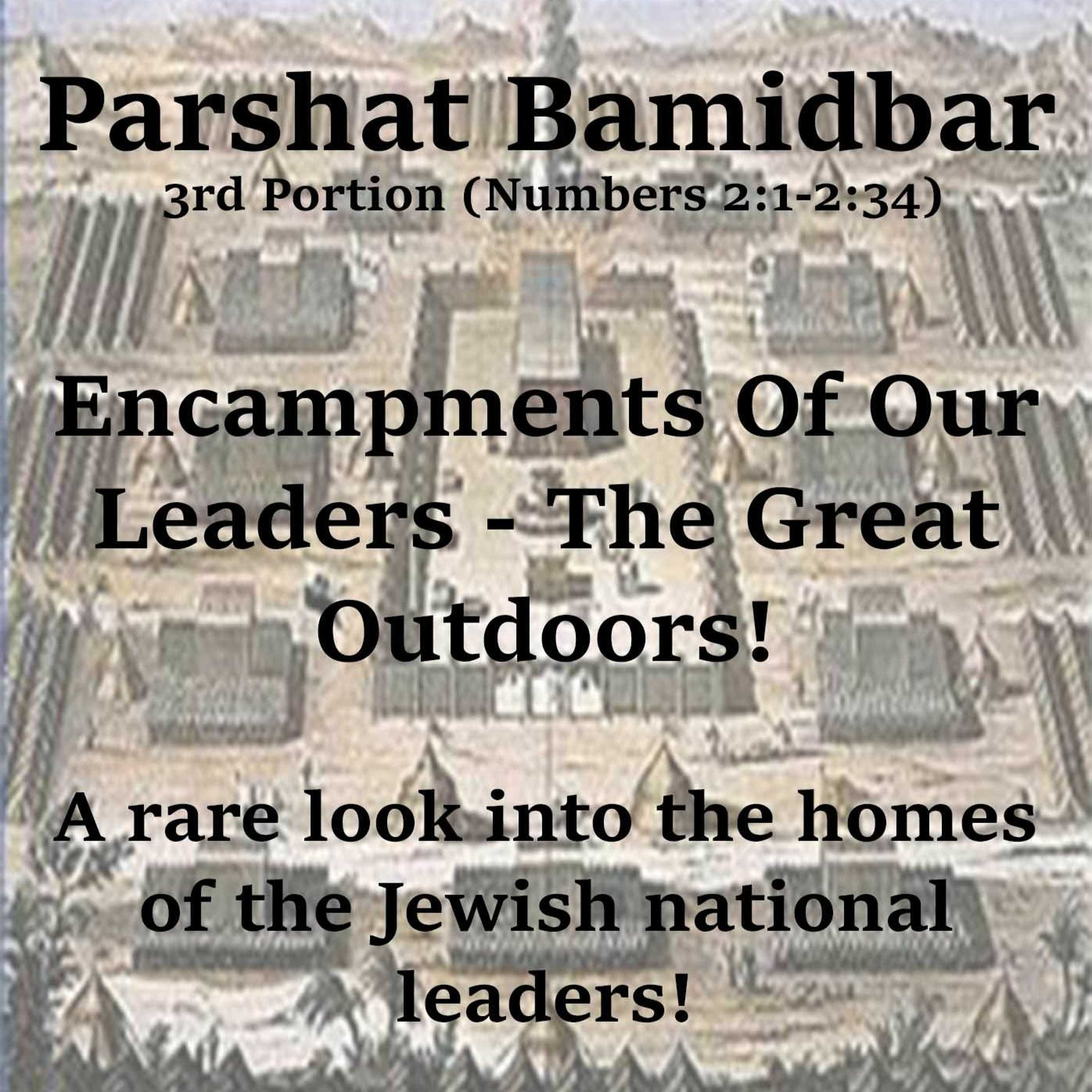 Encampments Of Our Leaders - The Great Outdoors!