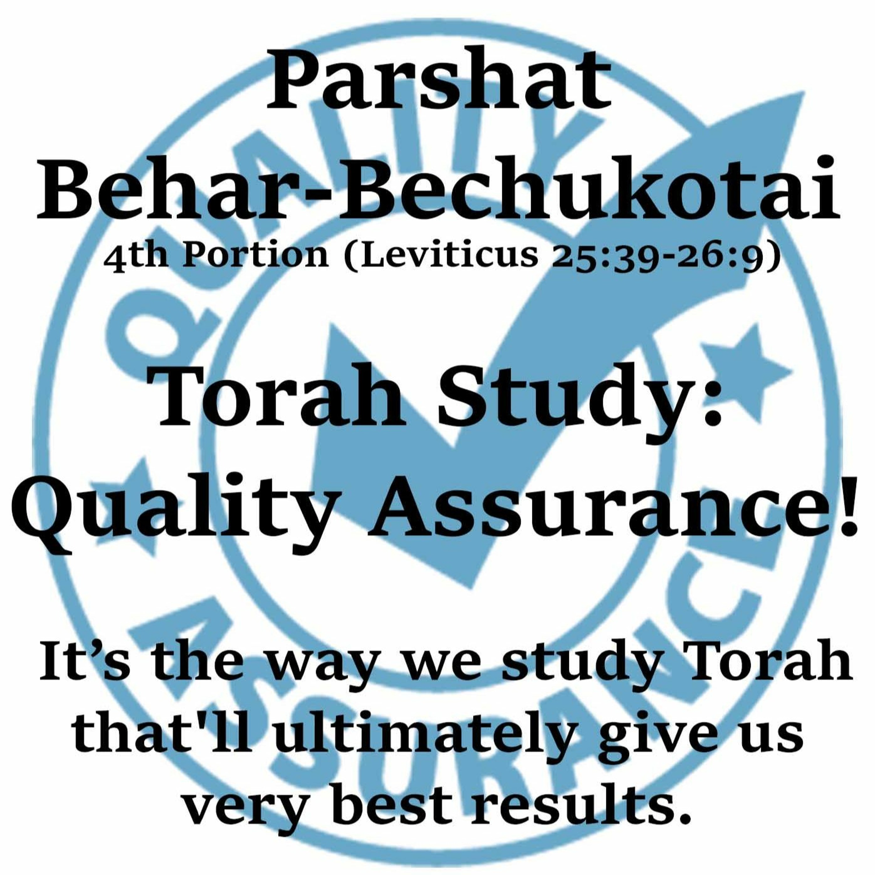 Torah Study: Quality Assurance!