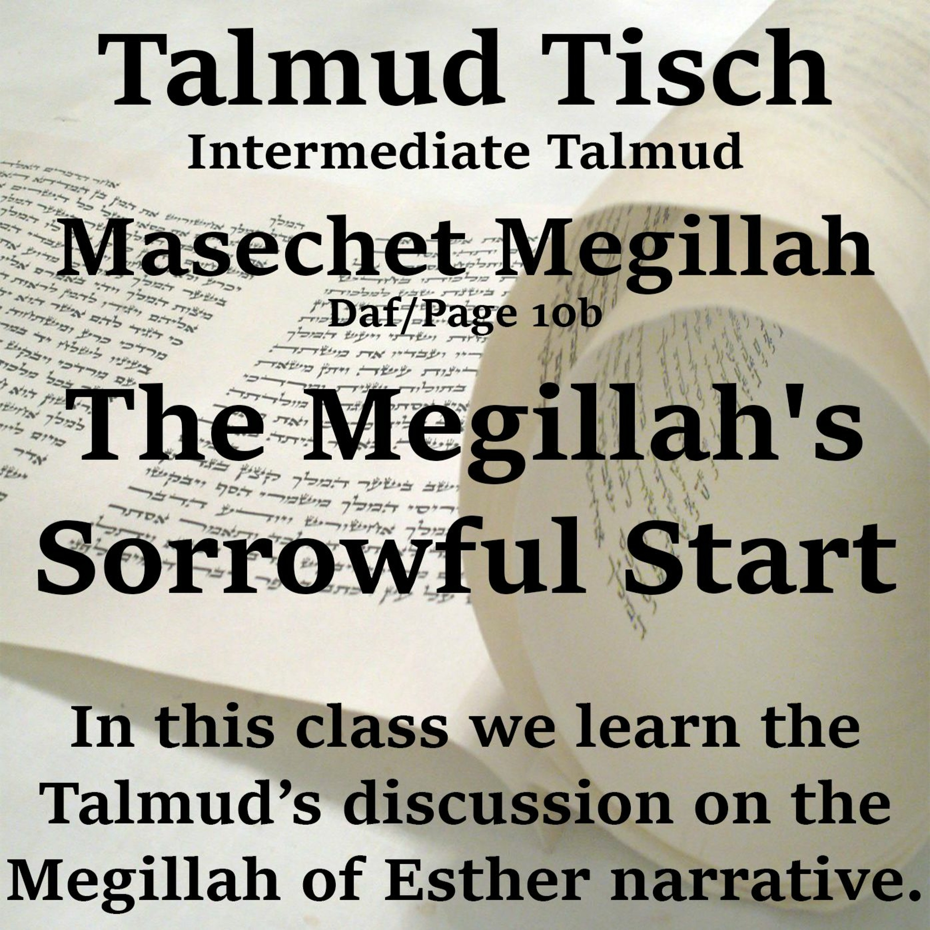 The Megillah's Sorrowful Start