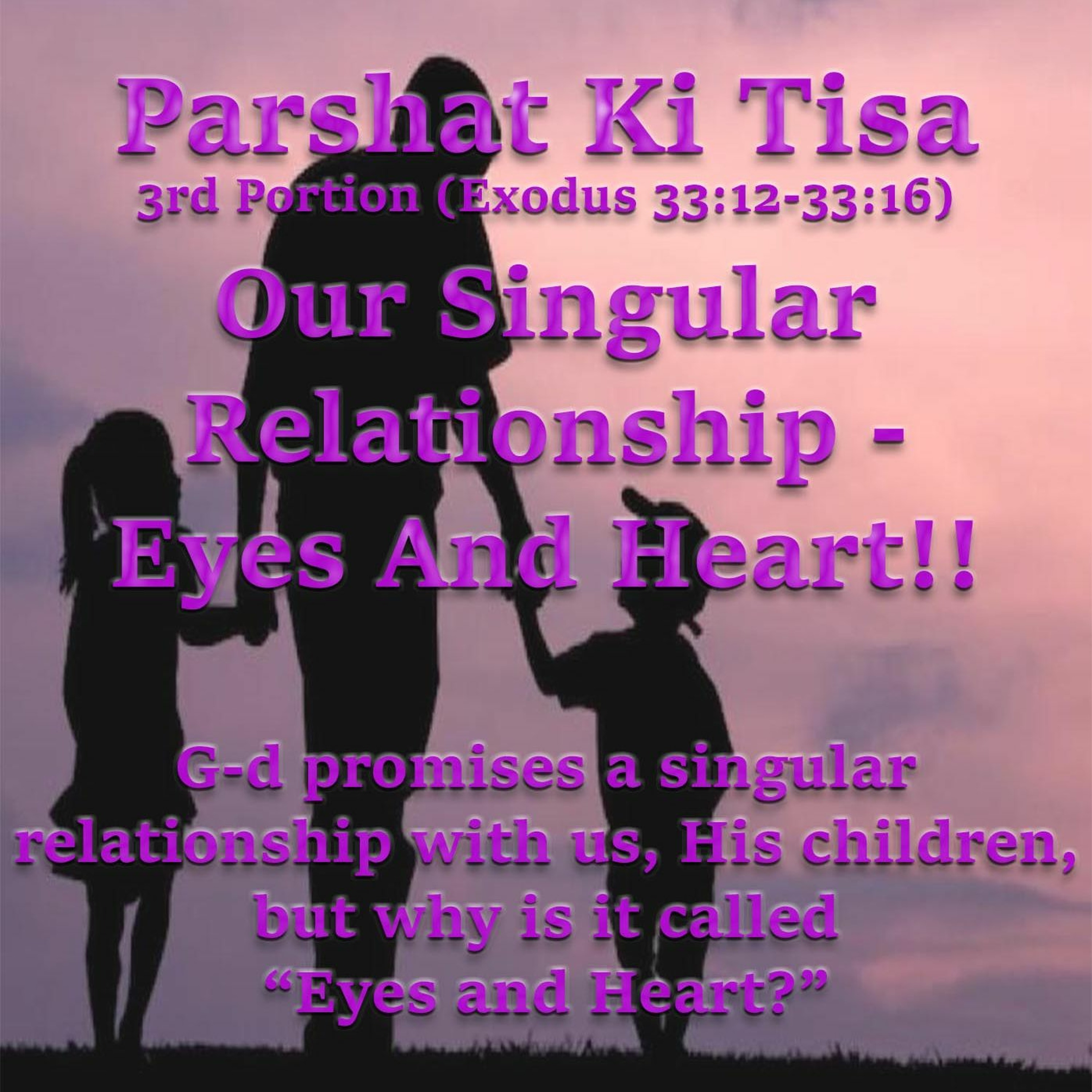 Our Singular Relationship - Eyes And Heart!!