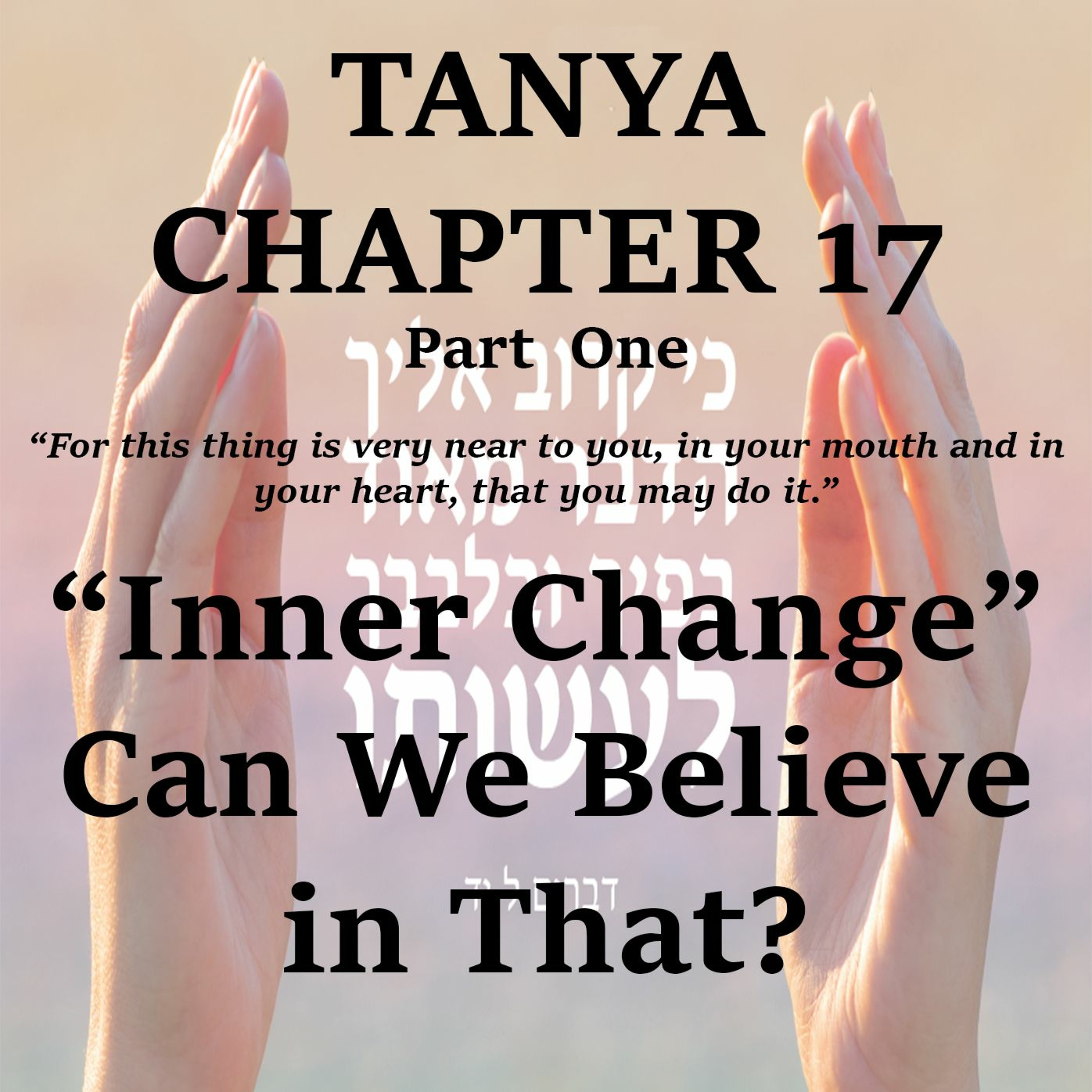 "Inner Change"  Can We Believe in That?